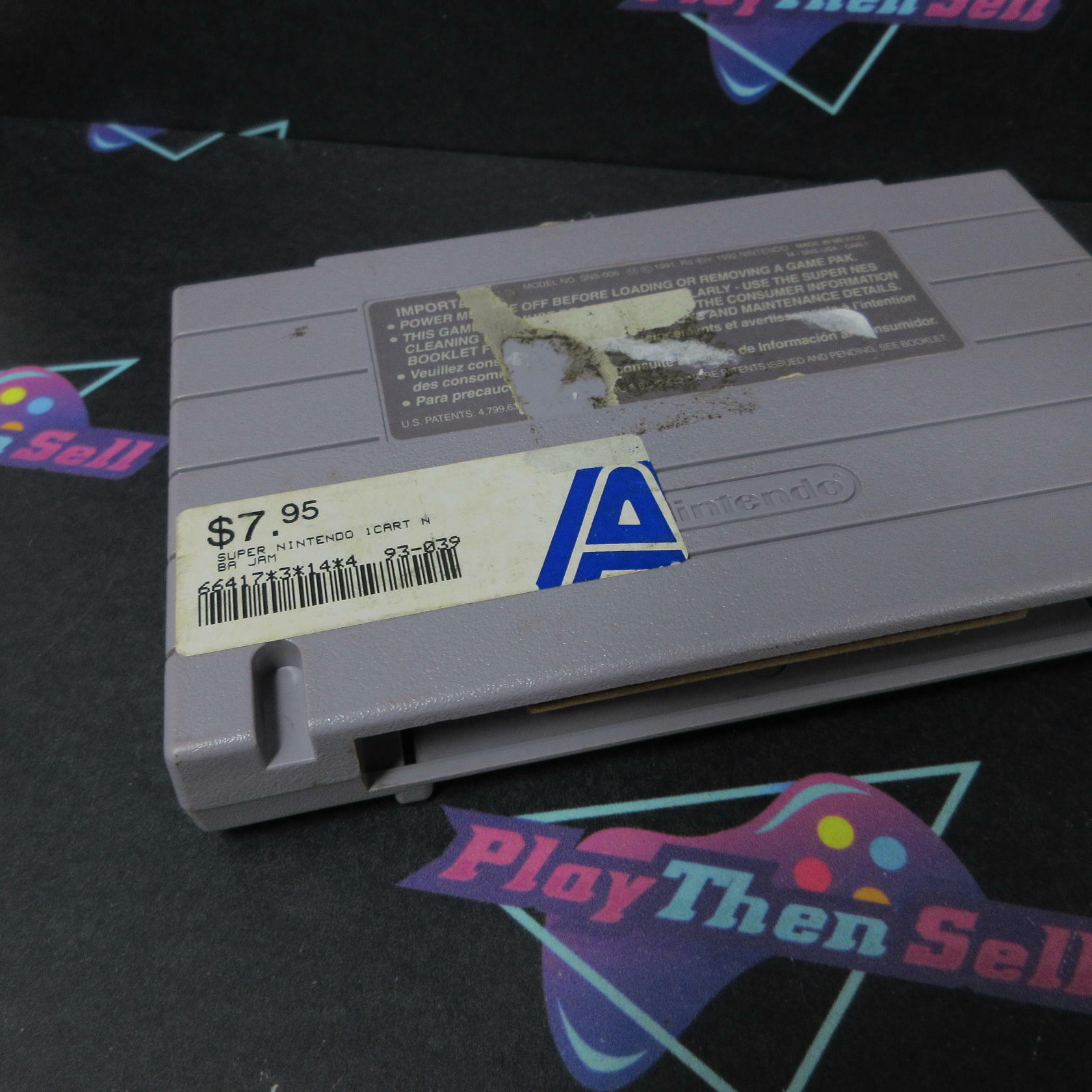 NBA Jam Tournament Edition Super Nintendo SNES Cart Only AD Authentic / Tested - Very Good