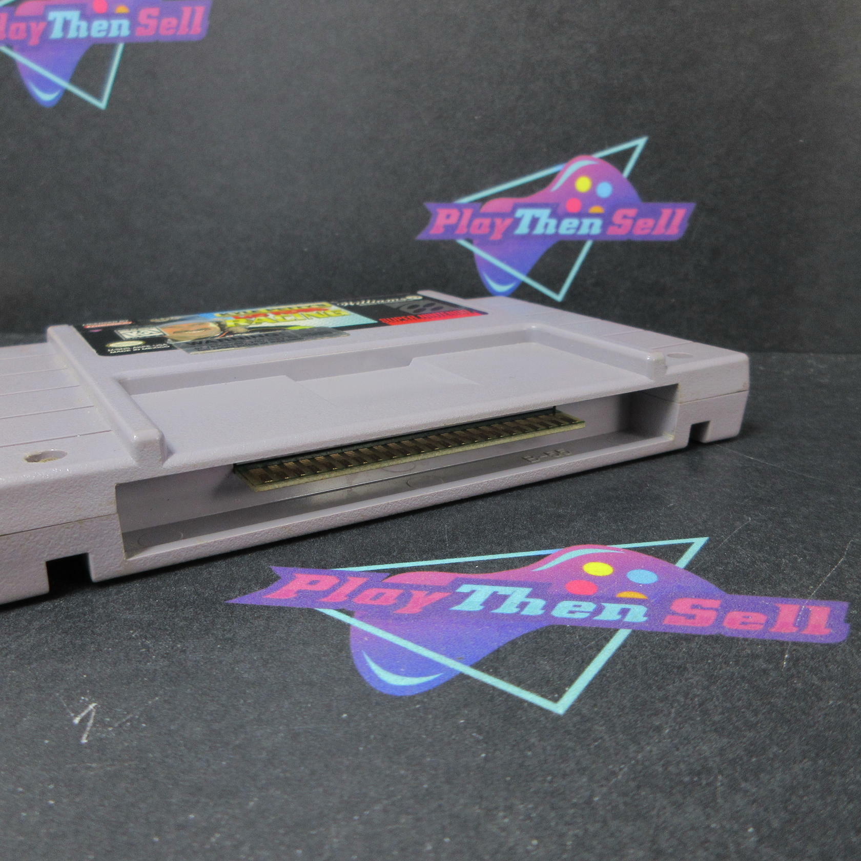 Kyle Petty's No Fear Racing Super Nintendo SNES Cart Only AD Authentic / Tested - Very Good