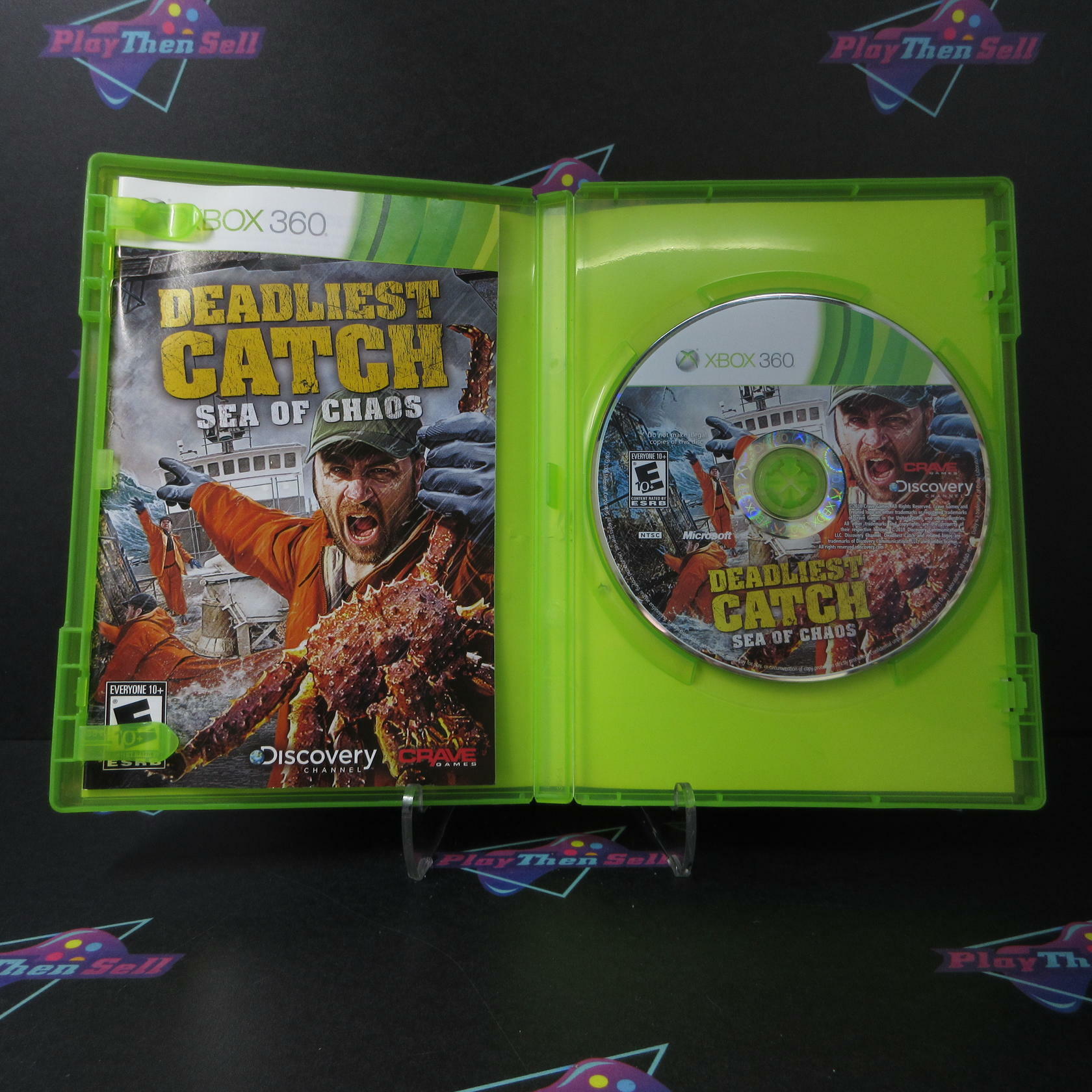 Deadliest Catch Sea of Chaos Xbox 360 AD Complete CIB - Very Good