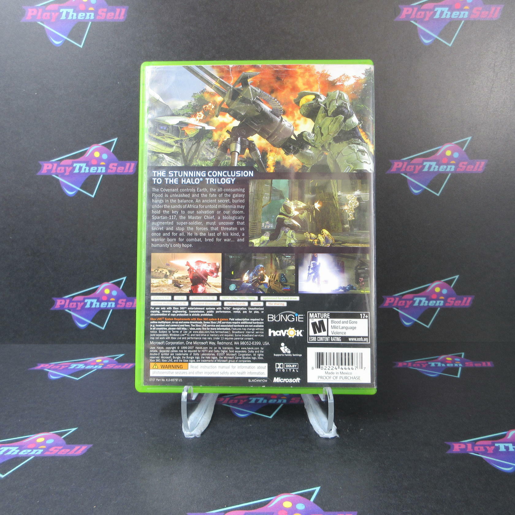 Halo 3 Xbox 360 AD  Complete CIB - Very Good