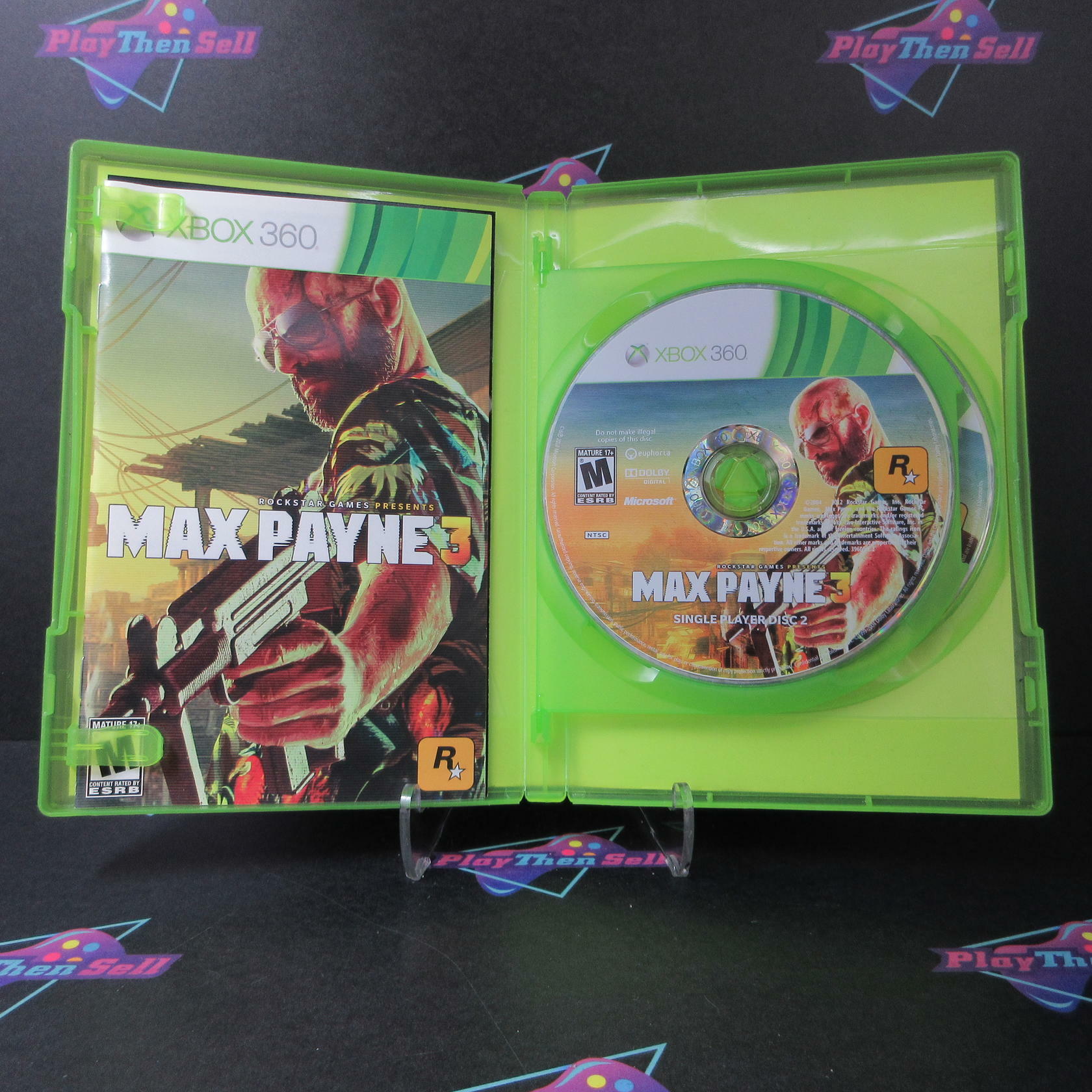 Max Payne 3 Xbox 360 AD Complete CIB - Very Good