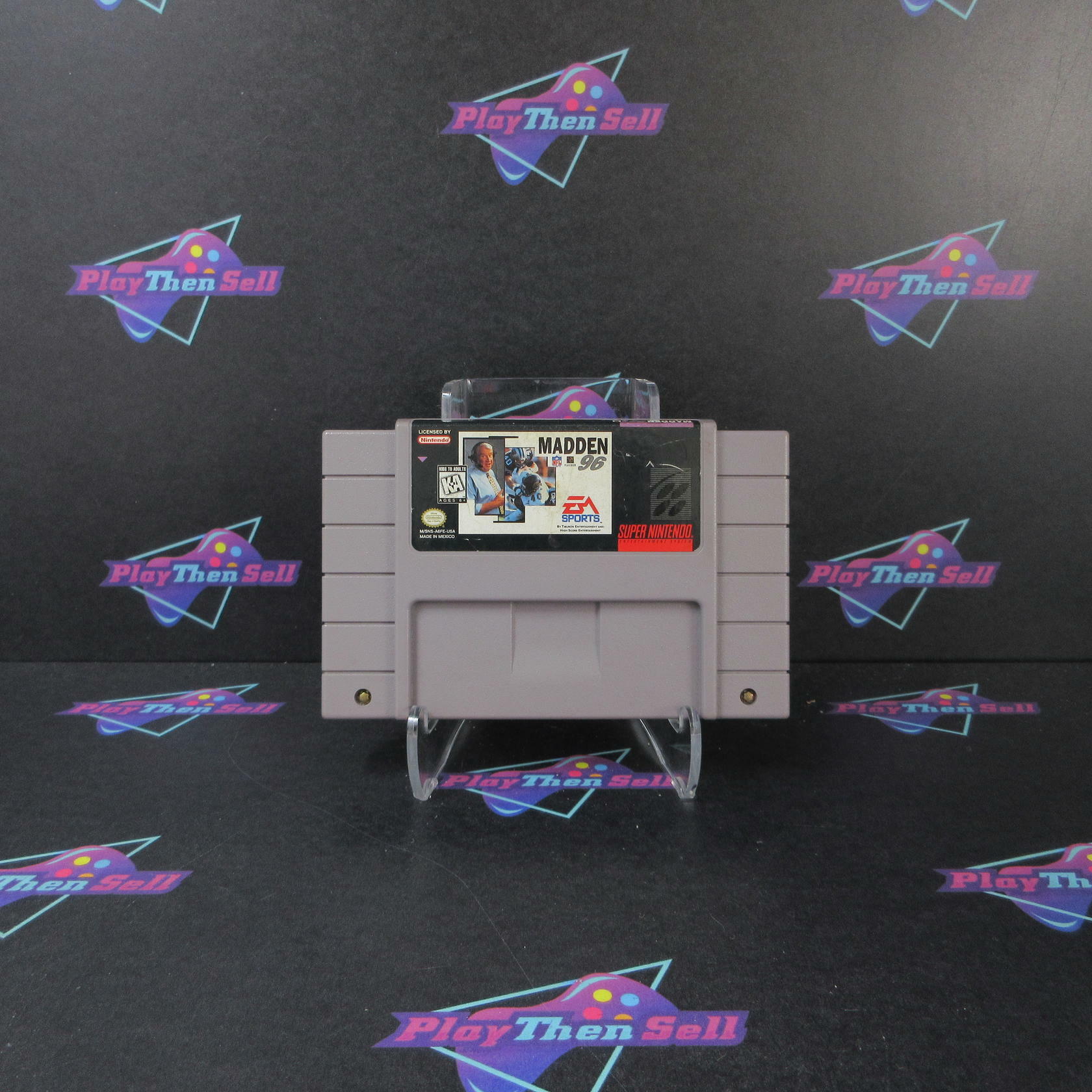 Madden NFL 96 Super Nintendo SNES Cart Only AD Authentic / Tested - Very Good