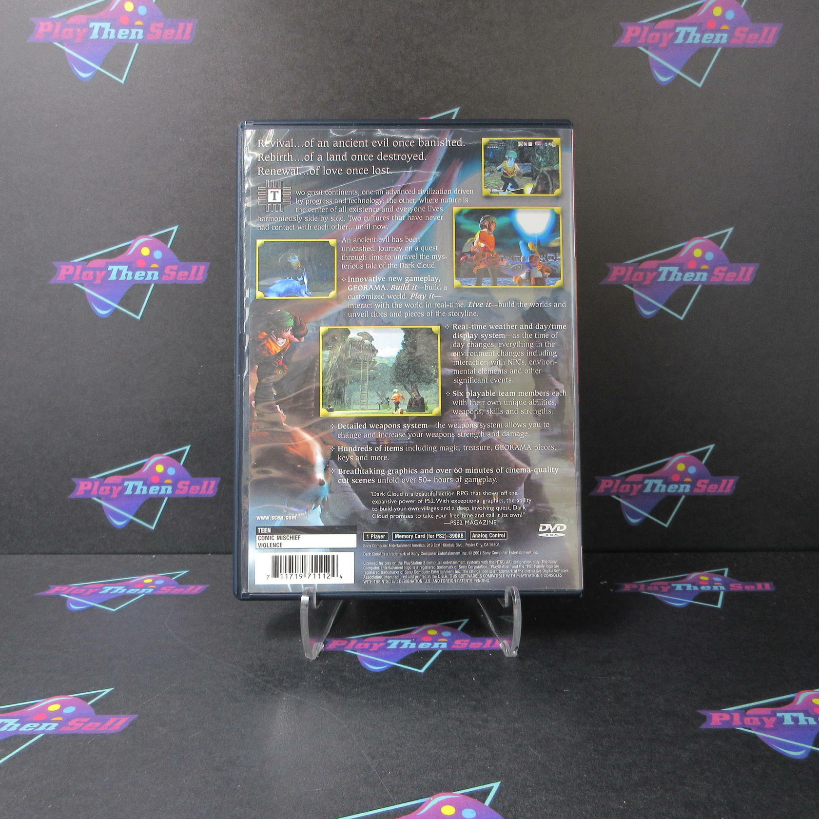 Dark Cloud GH PS2 PlayStation 2 MD Complete CIB - Very Good