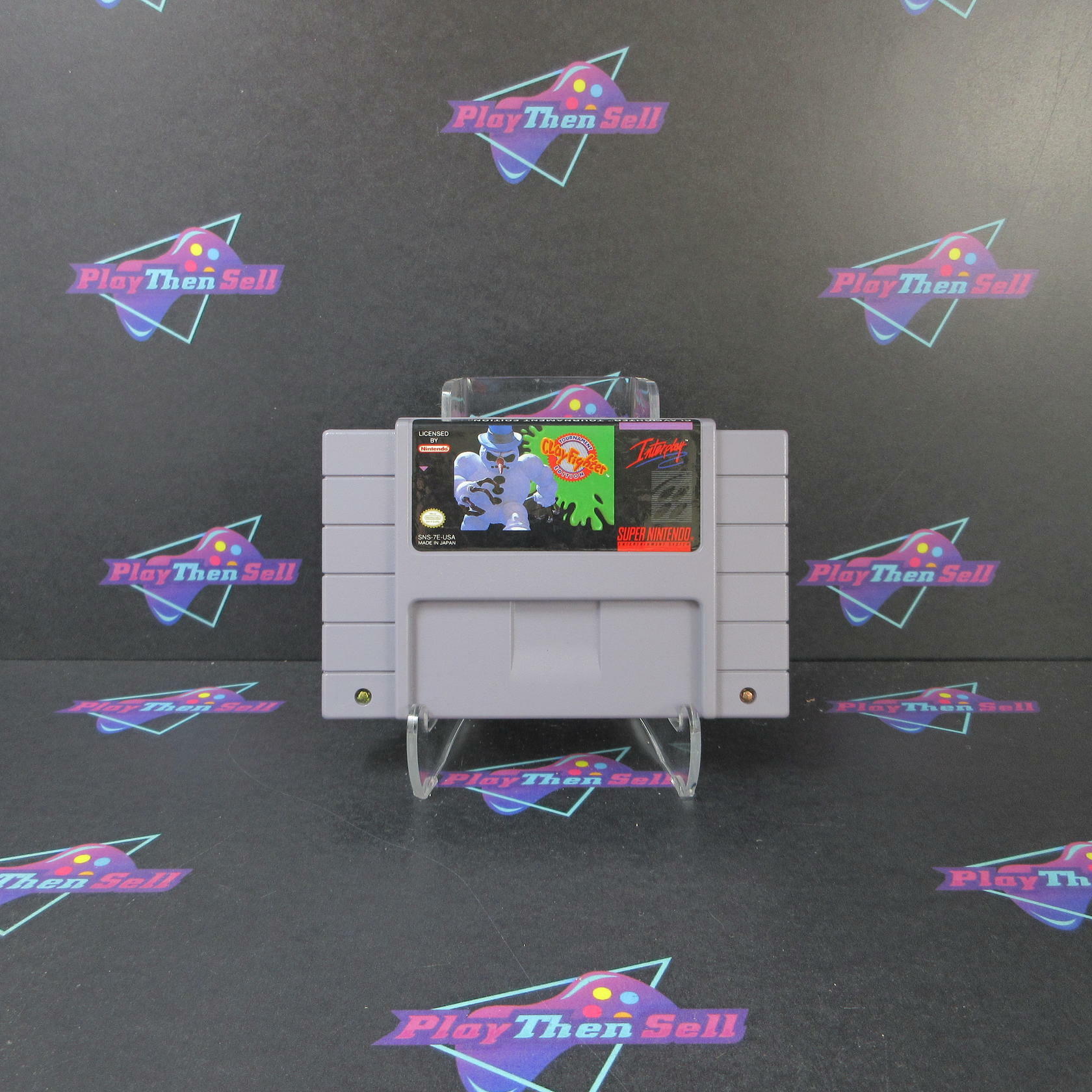 Clayfighter Tournament Edition Nintendo SNES Cartridge Only AD Authentic /Tested - Very Good