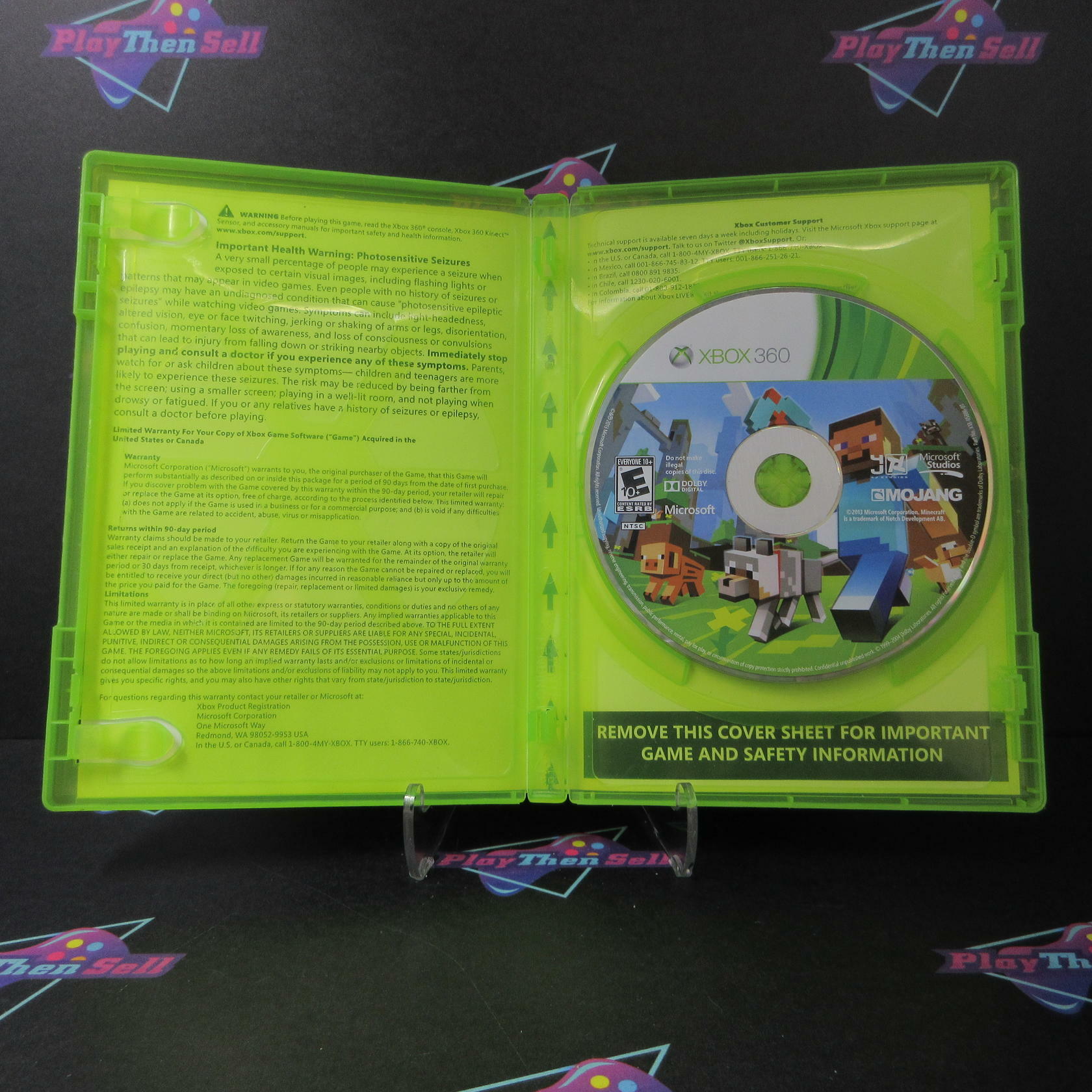 Minecraft Xbox 360 DD Complete CIB - Very Good