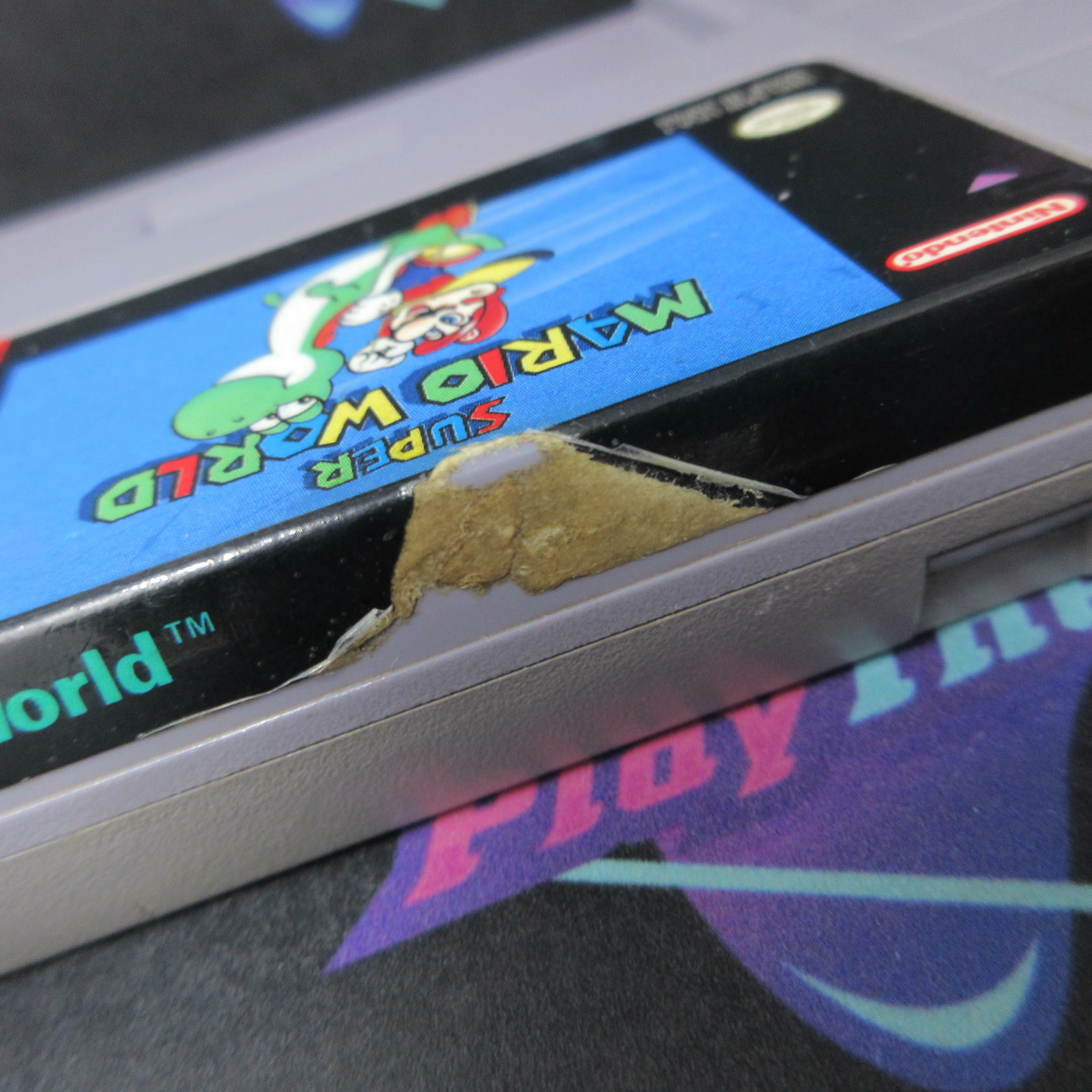 Super Mario World Super Nintendo SNES Cartridge Only AD Authentic / Tested - Very Good