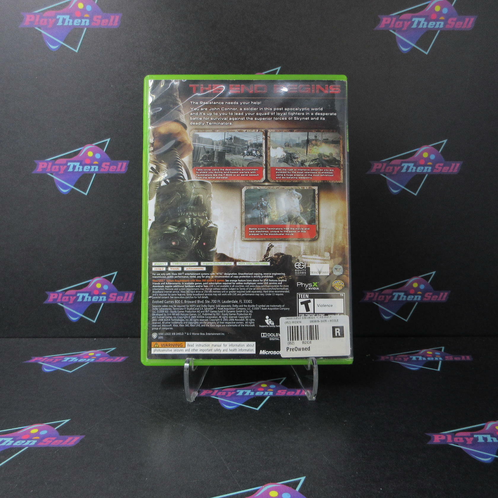 Terminator Salvation Xbox 360 AD/NM - Very Good