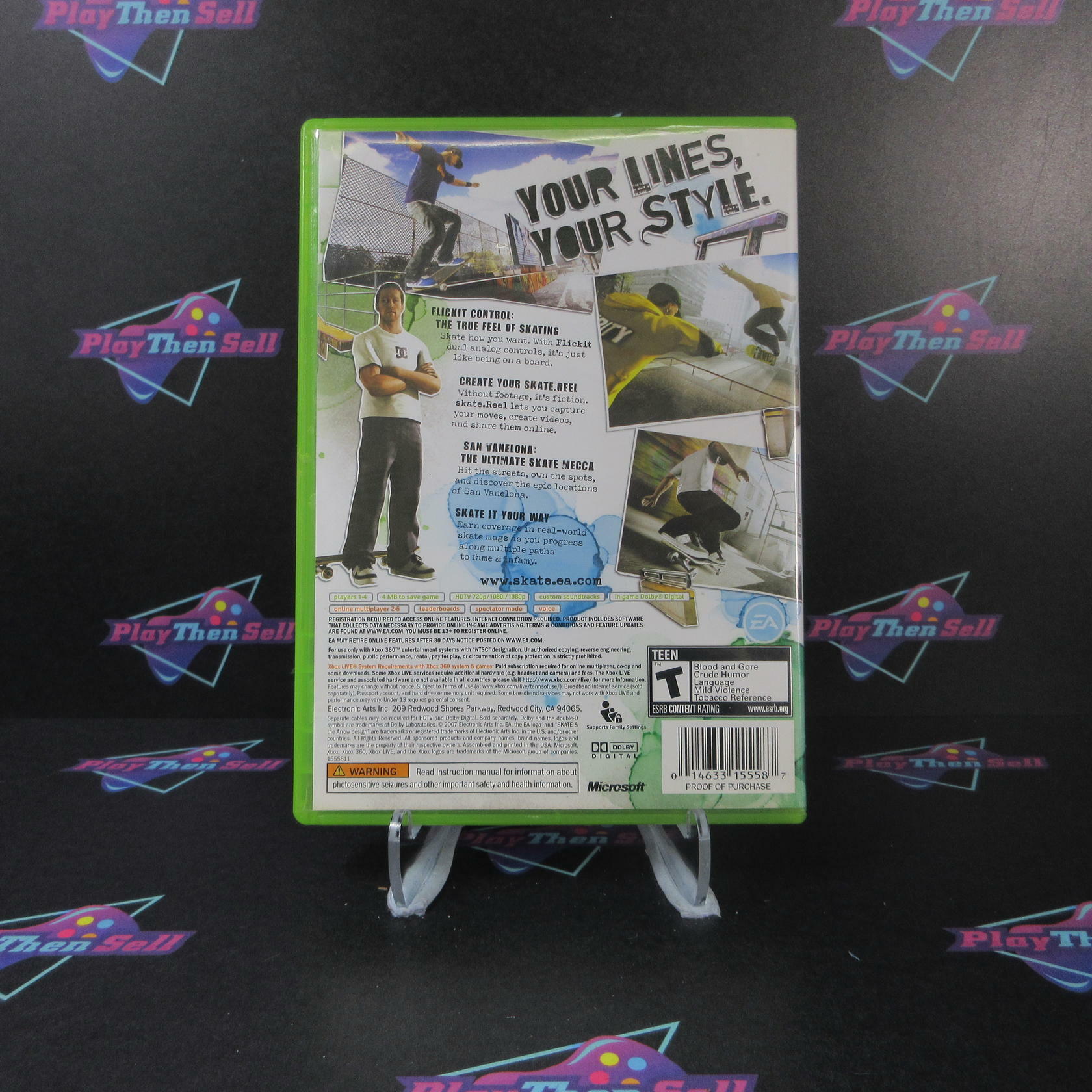 Skate Xbox 360 AD Complete CIB - Very Good