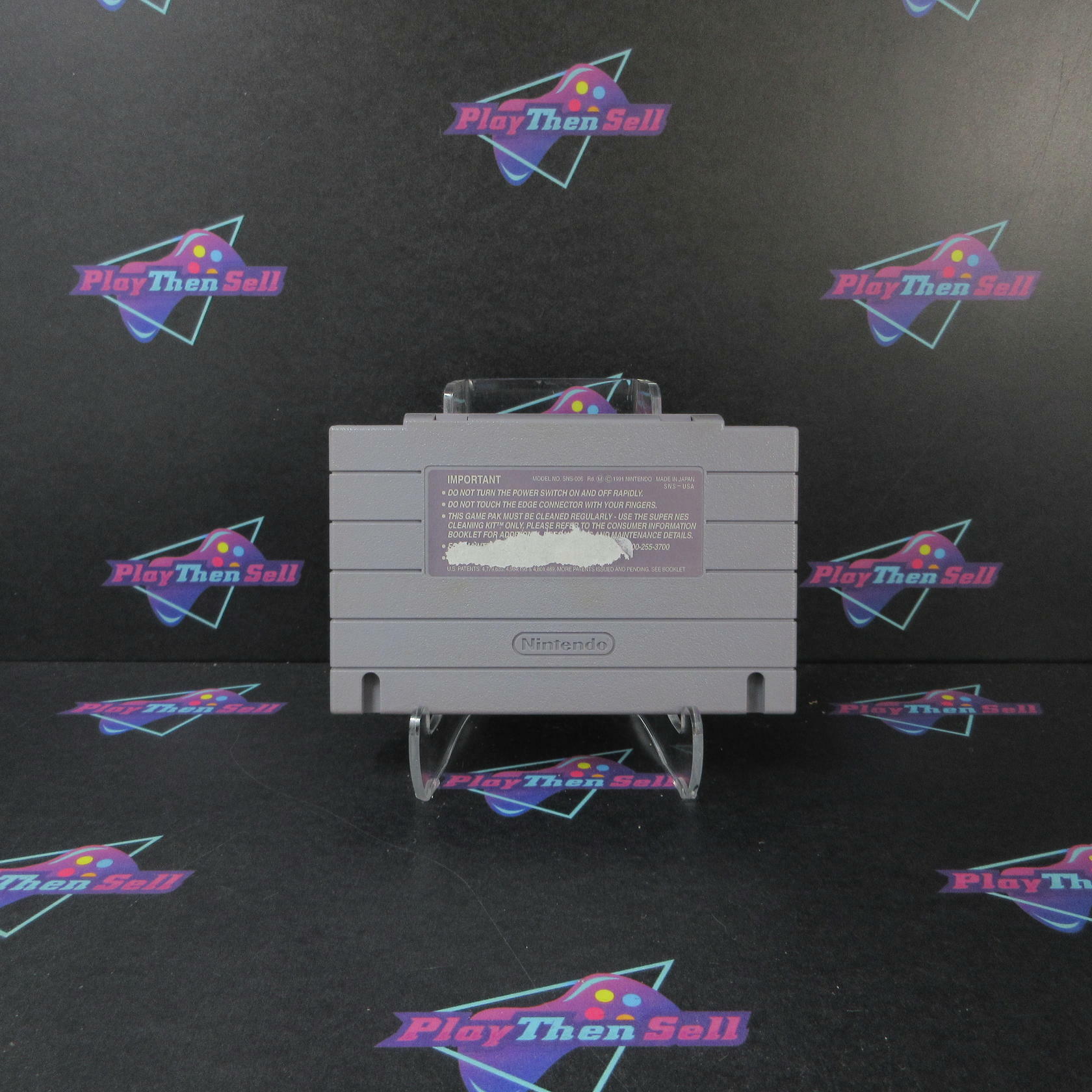 Bill Laimbeer Combat Basketball Nintendo SNES Cart Only AD Authentic / Tested - Very Good