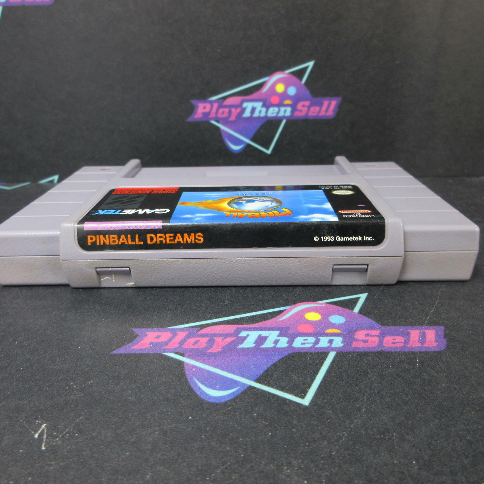Pinball Dreams Super Nintendo SNES Cartridge Only Authentic / Tested - Very Good
