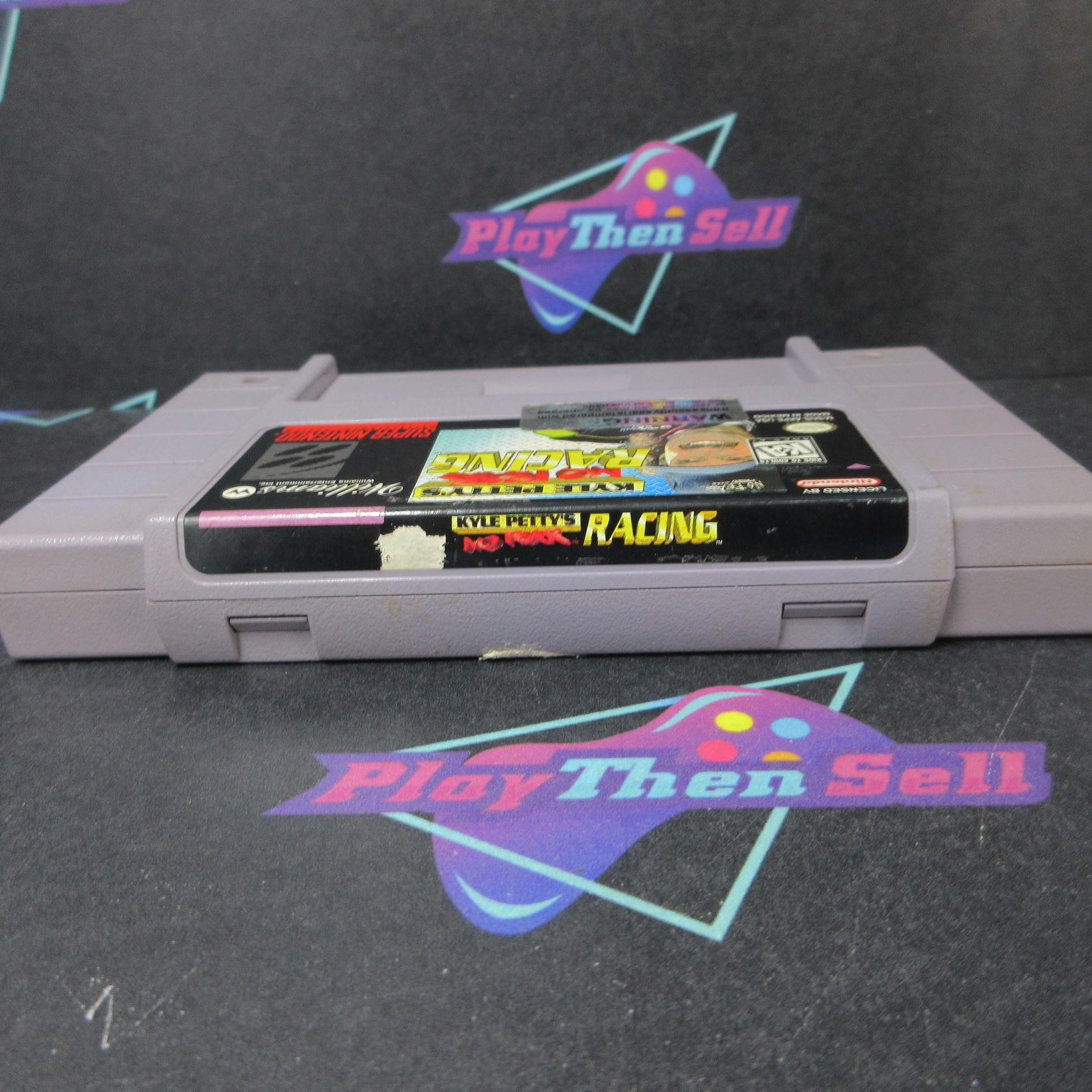 Kyle Petty's No Fear Racing Super Nintendo SNES Cart Only AD Authentic / Tested - Very Good