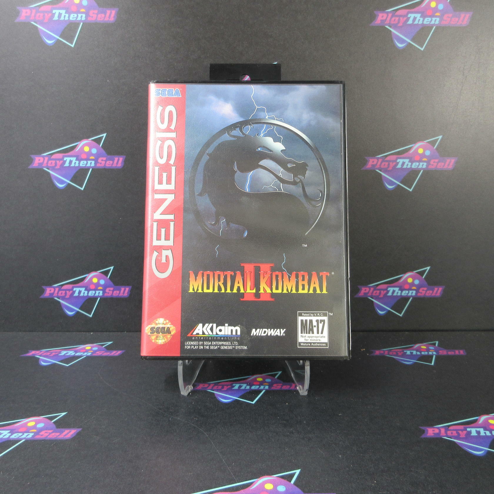 Mortal Kombat II Sega Genesis Authentic / Tested - Like New