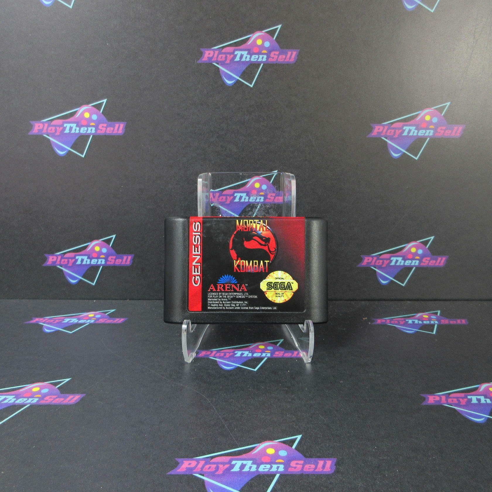 Mortal Kombat Sega Genesis + Reg Card Authentic / Tested - Like New