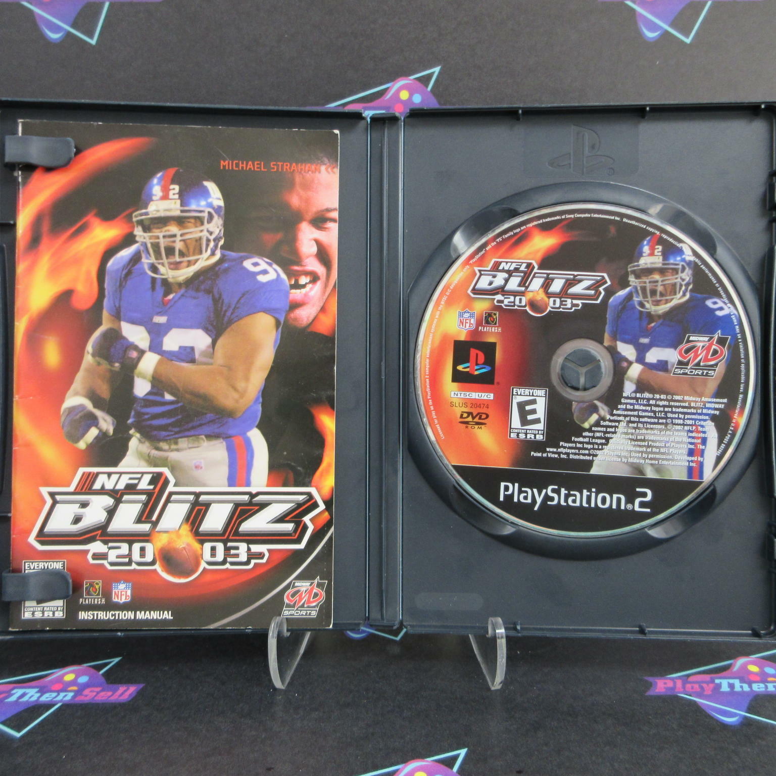 NFL Blitz 2003 + Reg Card PS2 PlayStation 2 AD Complete CIB - Very Good