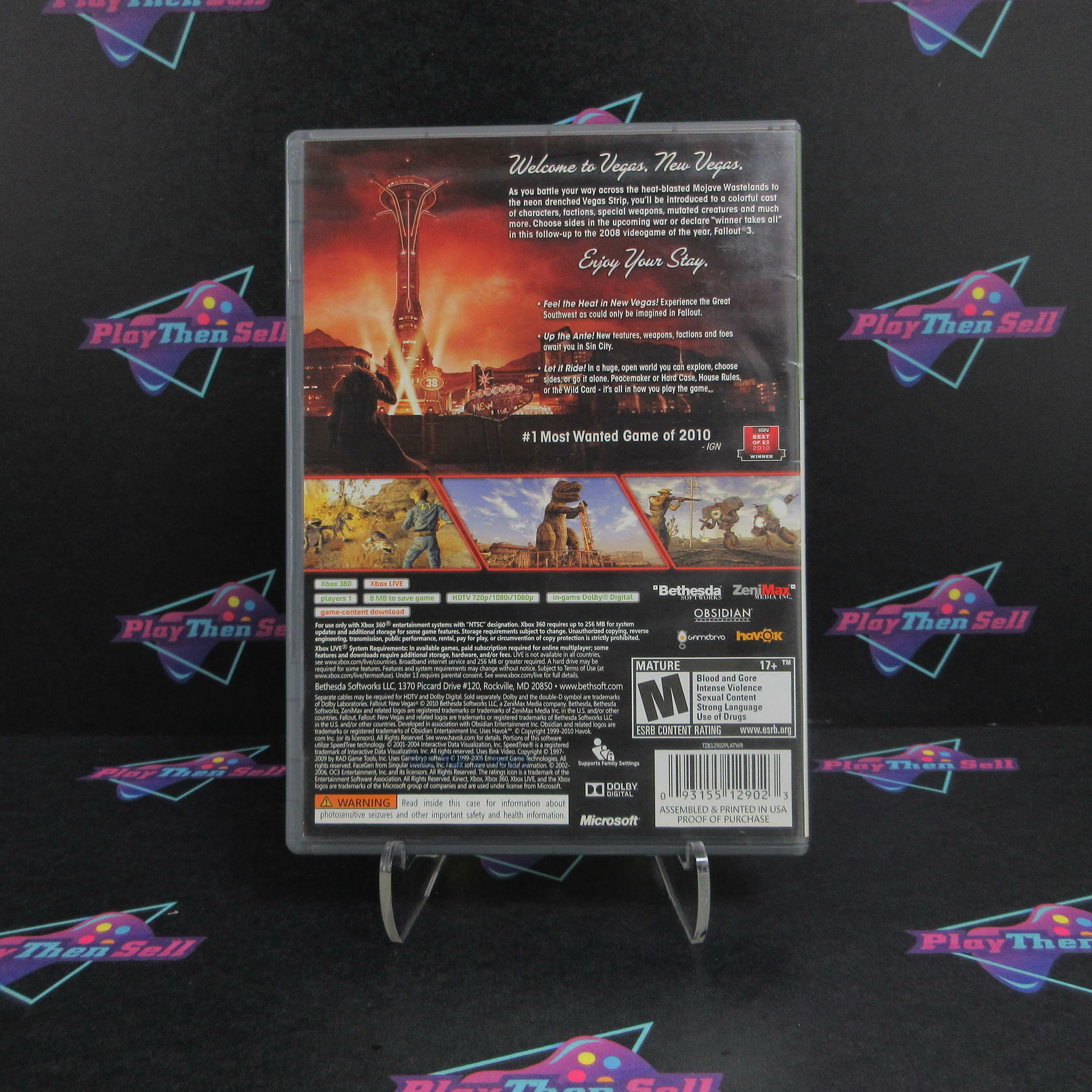 Fallout New Vegas Xbox 360 Platinum Hits - Like New