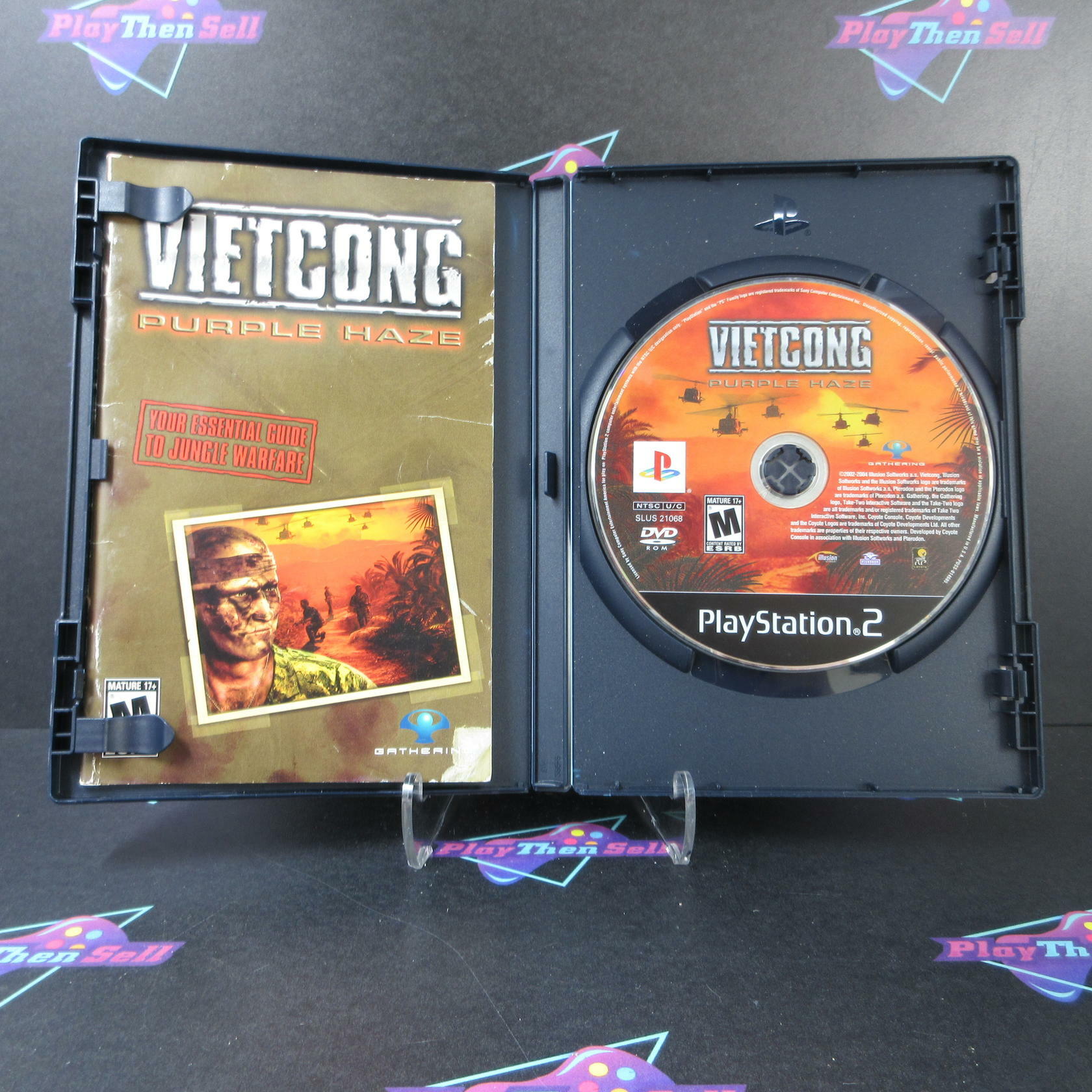 Vietcong Purple Haze PS2 PlayStation 2 AD/DD/MD Complete CIB - Very Good