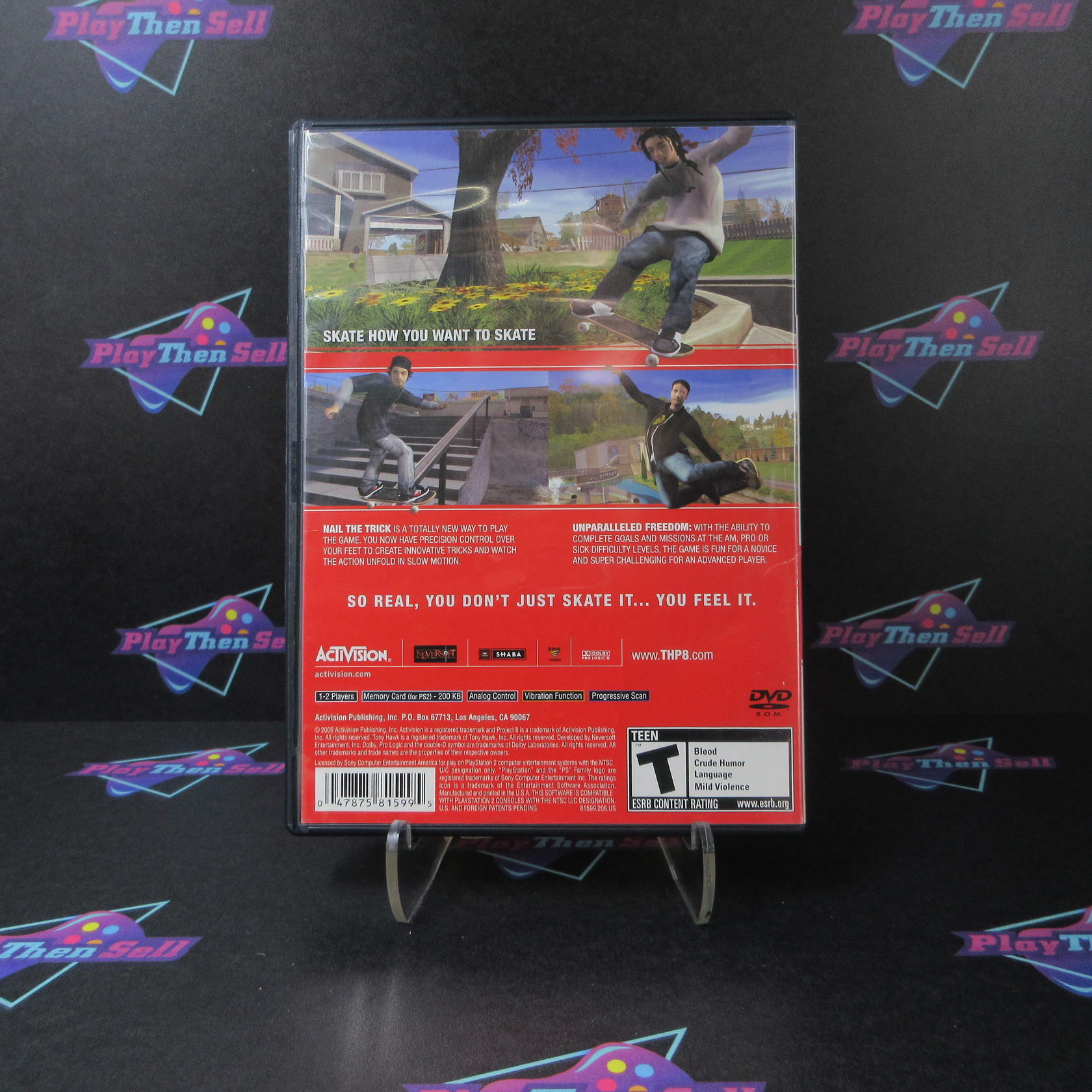 Tony Hawk's Project 8 PS2 PlayStation 2 - Like New