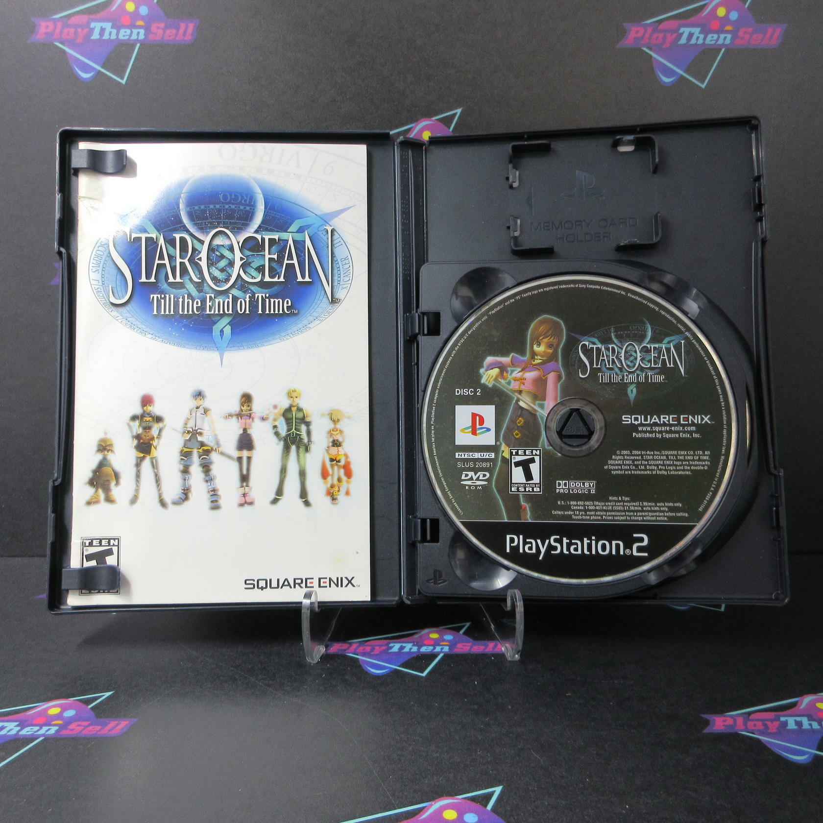 Star Ocean Till the End of Time PS2 PlayStation 2 MD Complete CIB - Very Good
