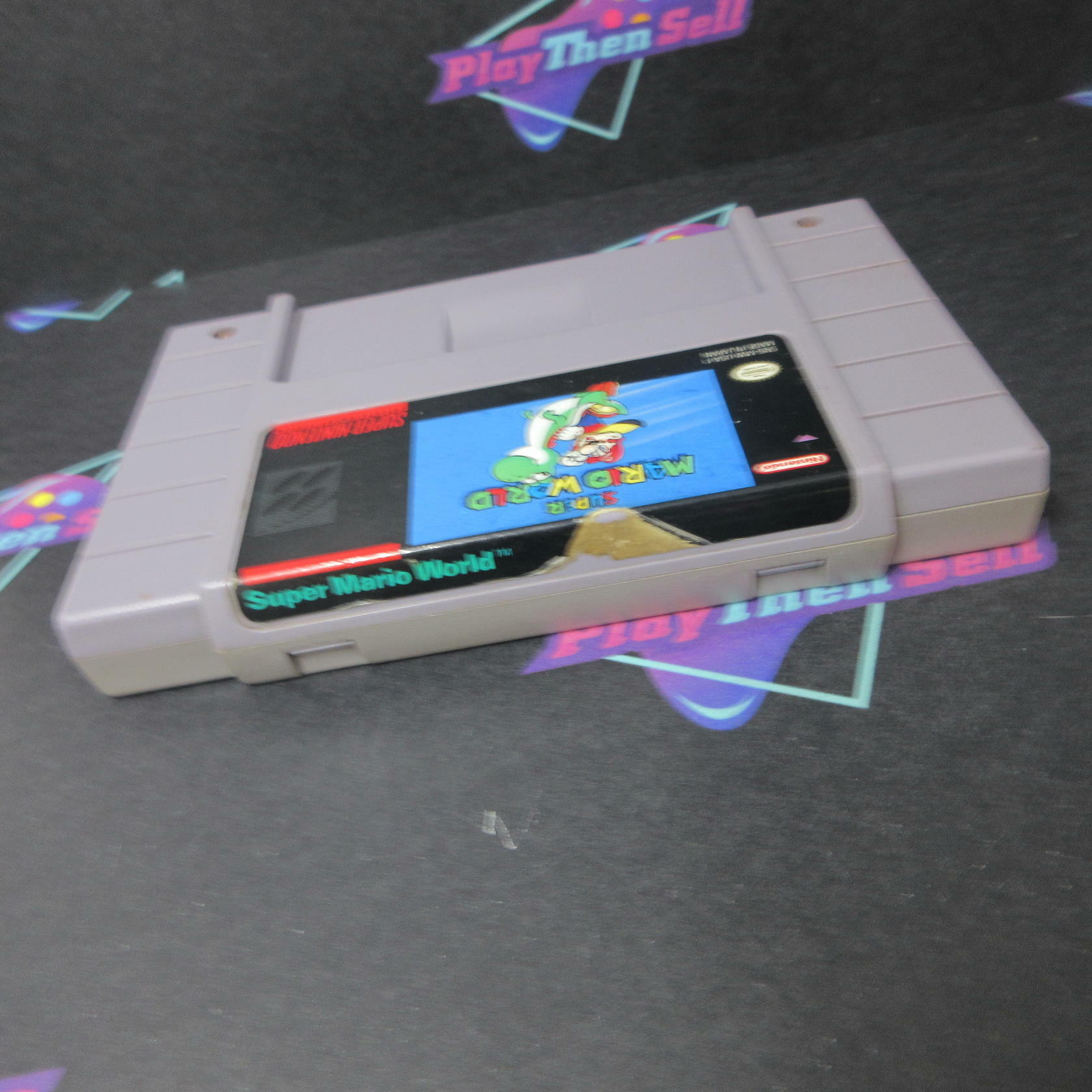 Super Mario World Super Nintendo SNES Cartridge Only AD Authentic / Tested - Very Good