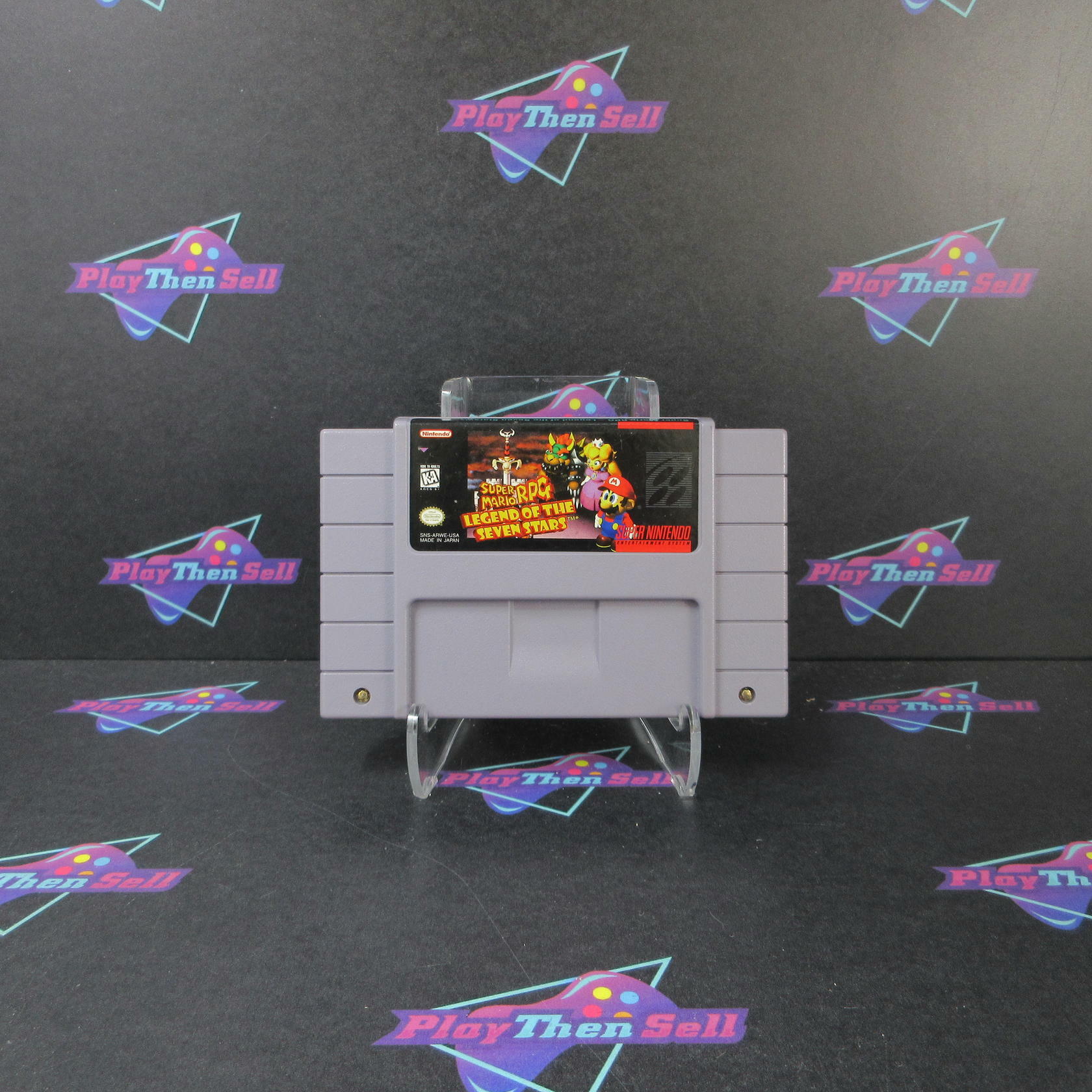 Super Mario RPG Legend of the Seven Stars Nintendo SNES Cartridge Only AD Tested - Very Good