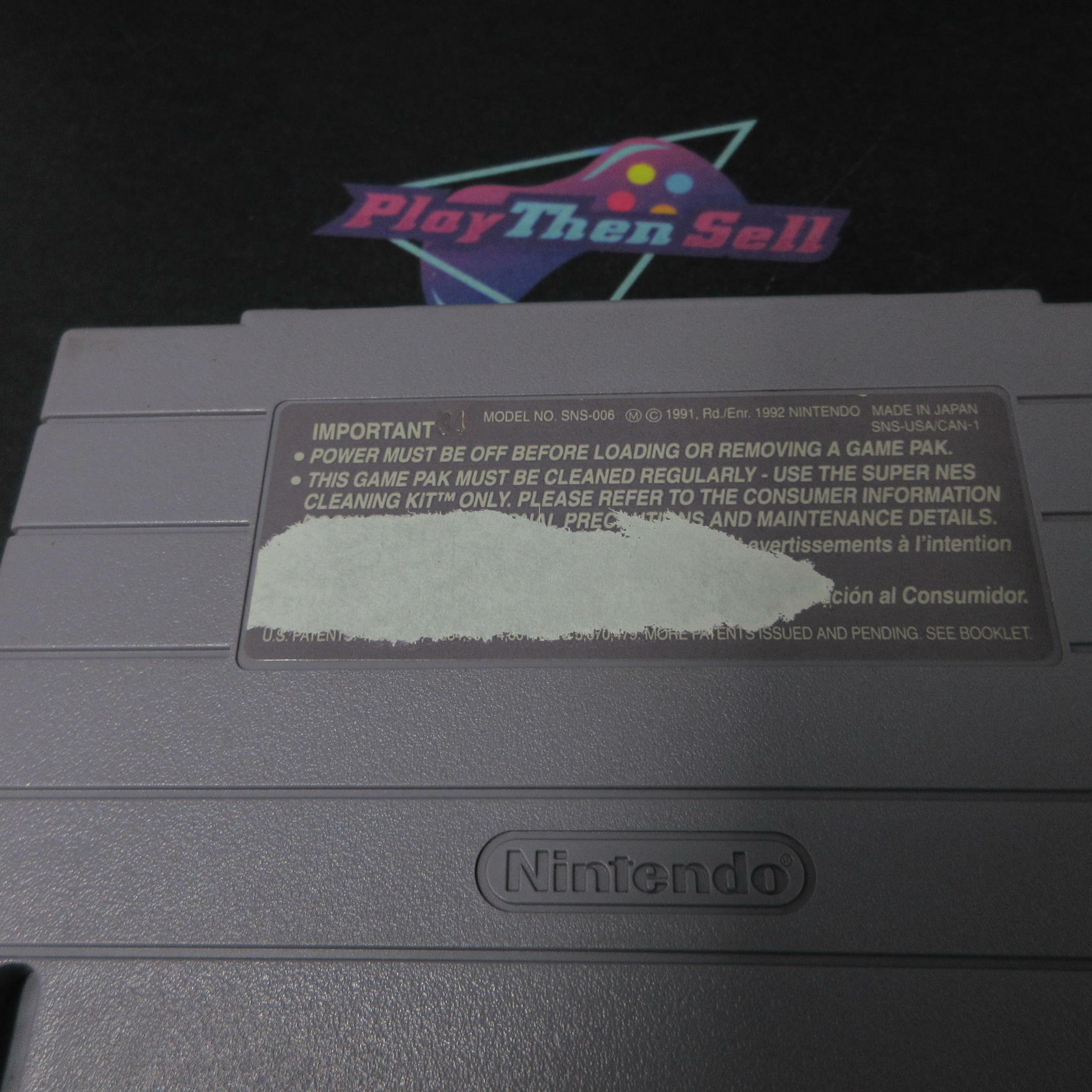 Tecmo Super NBA Basketball Super Nintendo SNES Cart Only AD Authentic / Tested - Very Good