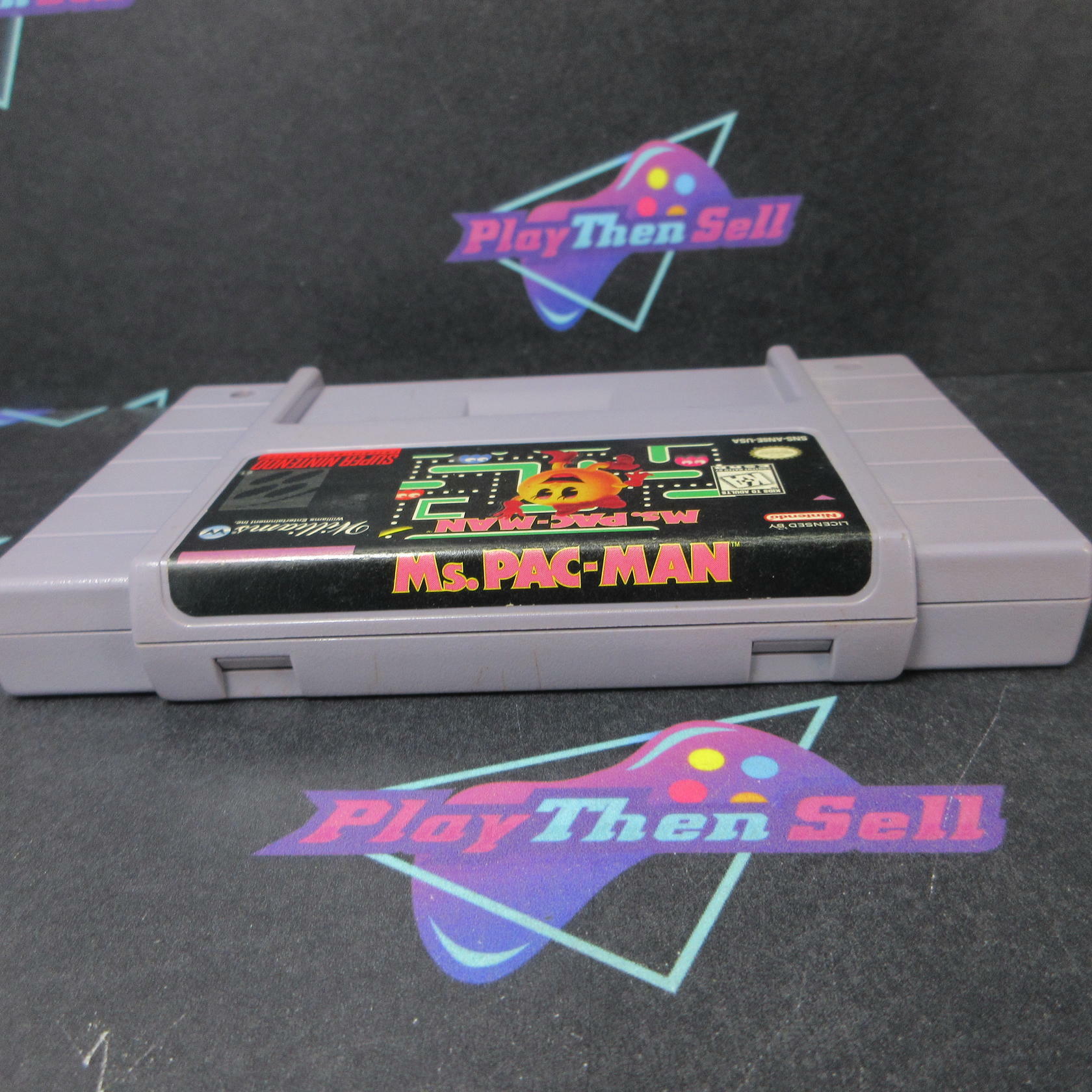 Ms. Pac-Man Super Nintendo SNES Cartridge Only AD Authentic / Tested - Very Good