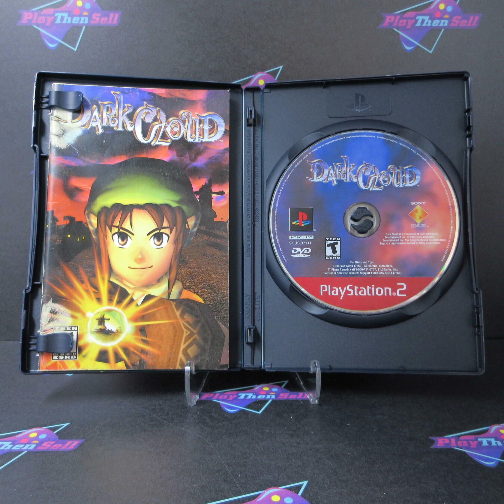 Dark Cloud GH PS2 PlayStation 2 MD Complete CIB - Very Good