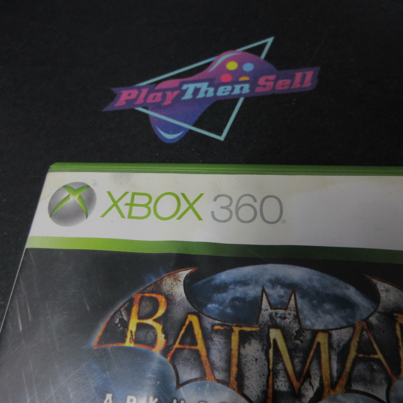Batman Arkham Asylum GameStop Exclusive + Sticker Xbox 360 AD Complete CIB - Very Good