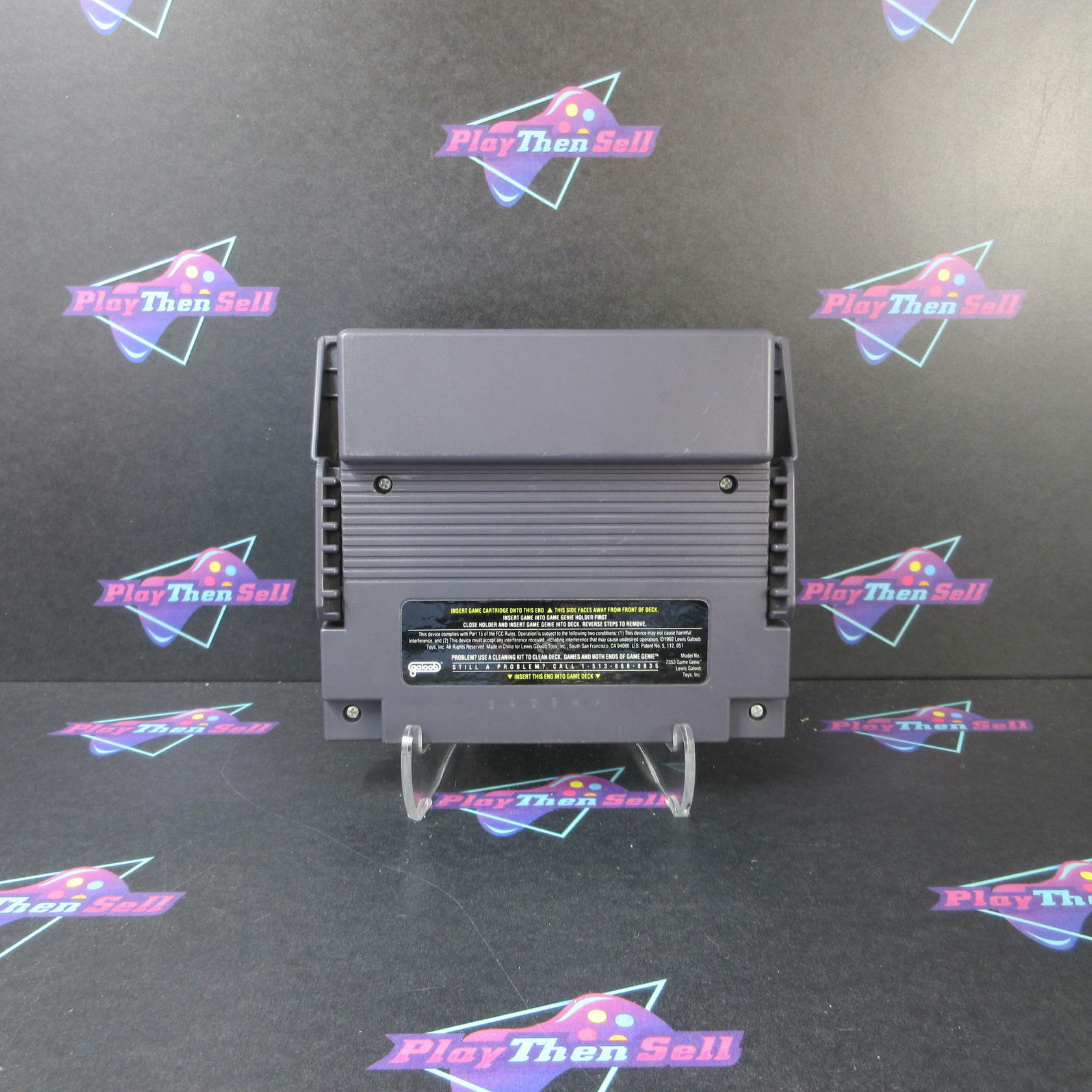 Game Genie Video Game Enhancer Super Nintendo SNES Authentic / Tested - Very Good