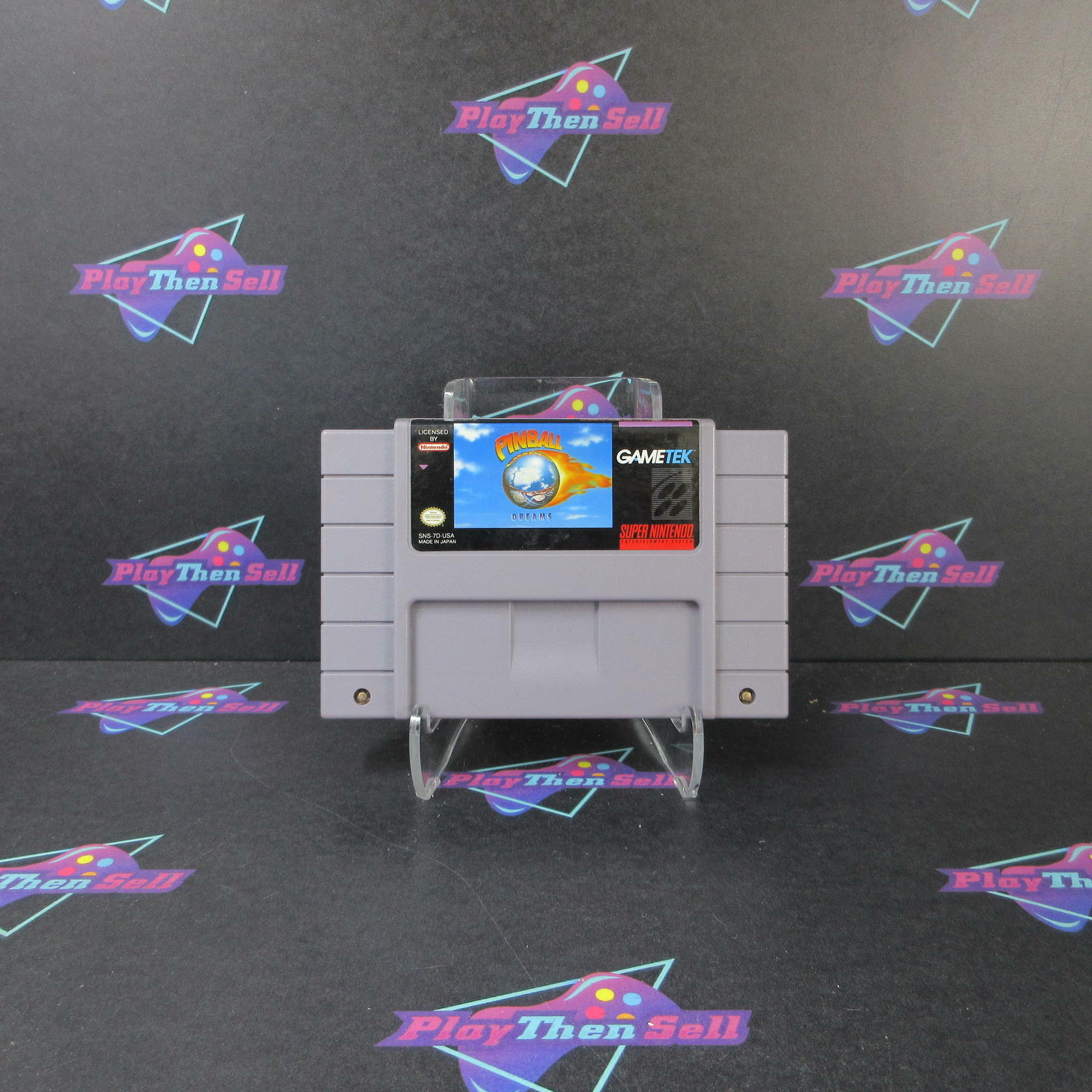 Pinball Dreams Super Nintendo SNES Cartridge Only Authentic / Tested - Very Good