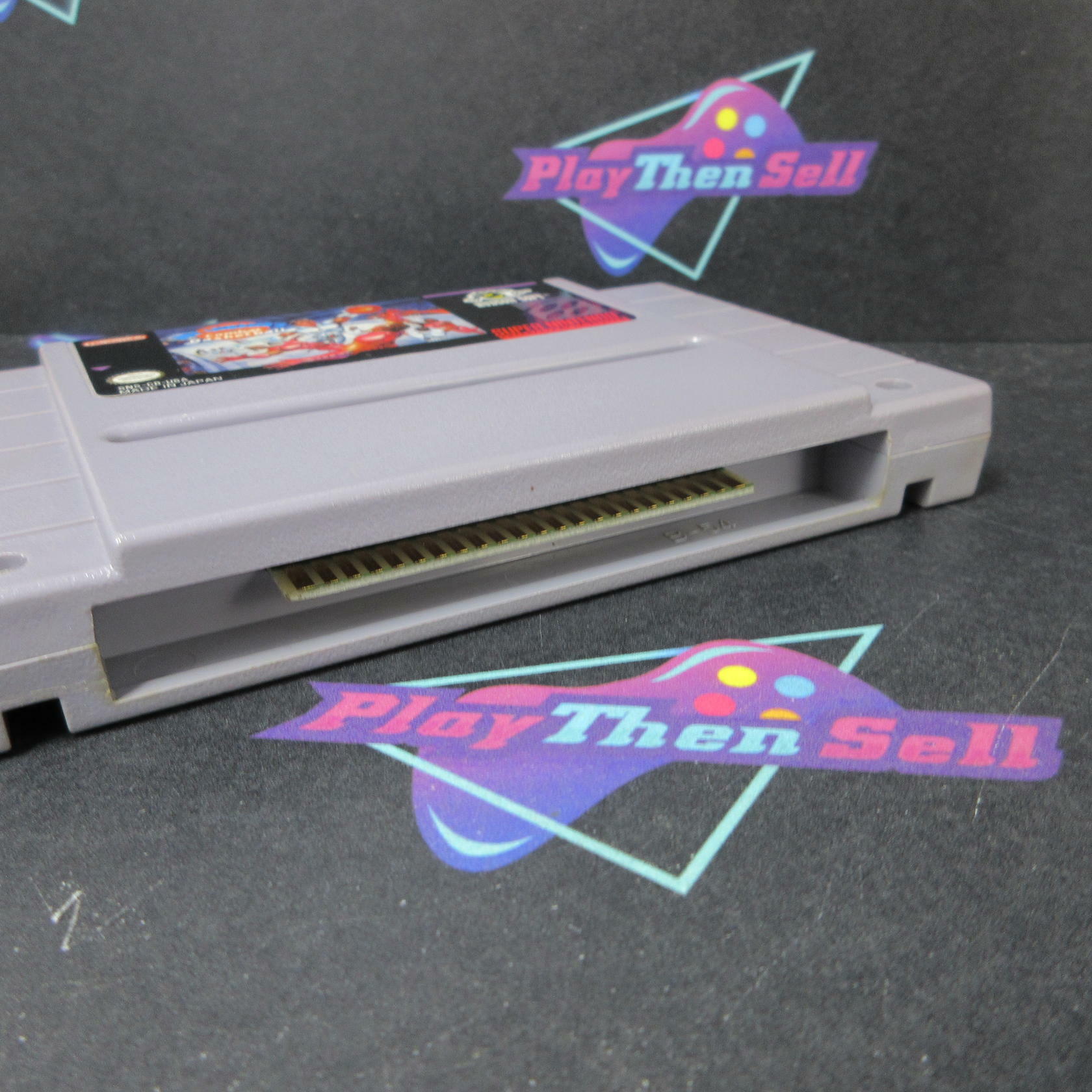 Bill Laimbeer Combat Basketball Nintendo SNES Cart Only AD Authentic / Tested - Very Good