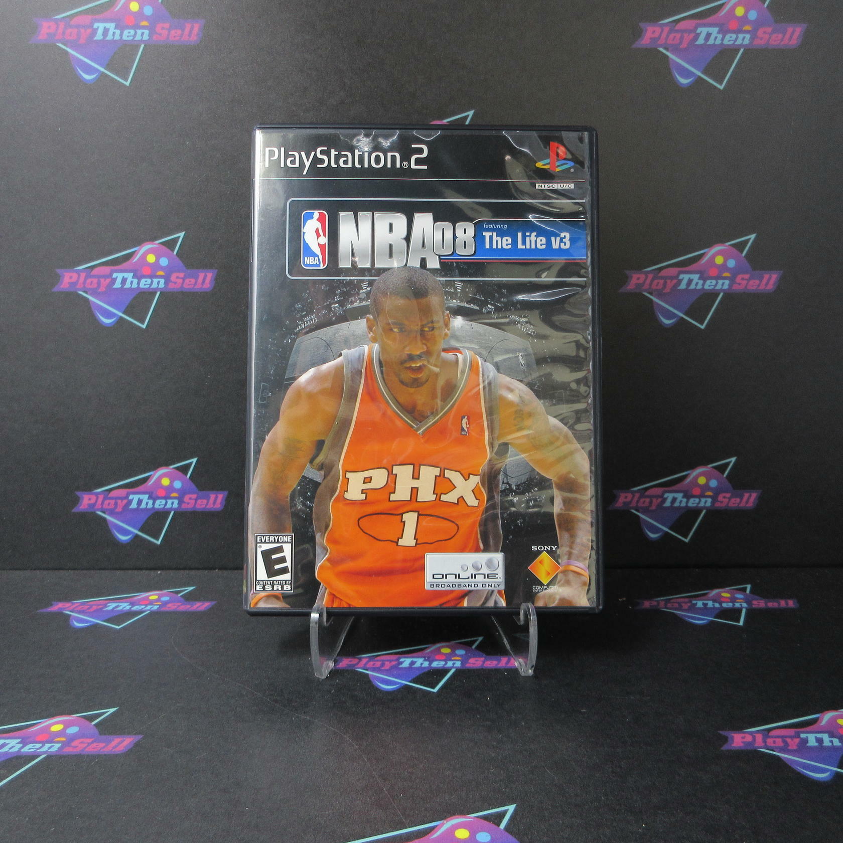 NBA 08 The Life v3 + Reg Card PS2 PlayStation 2 MD Complete CIB - Very Good