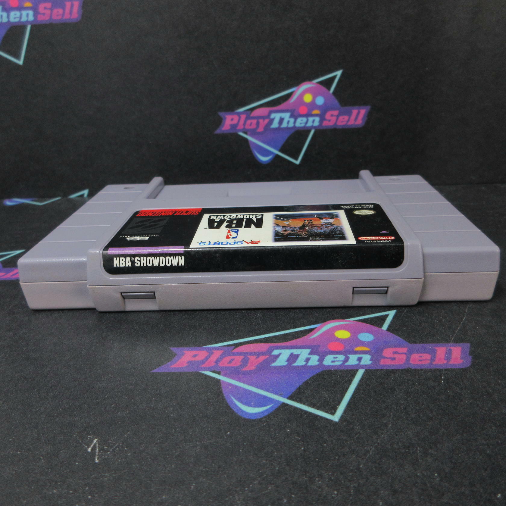 NBA Showdown Super Nintendo SNES Cartridge Only Authentic / Tested - Very Good