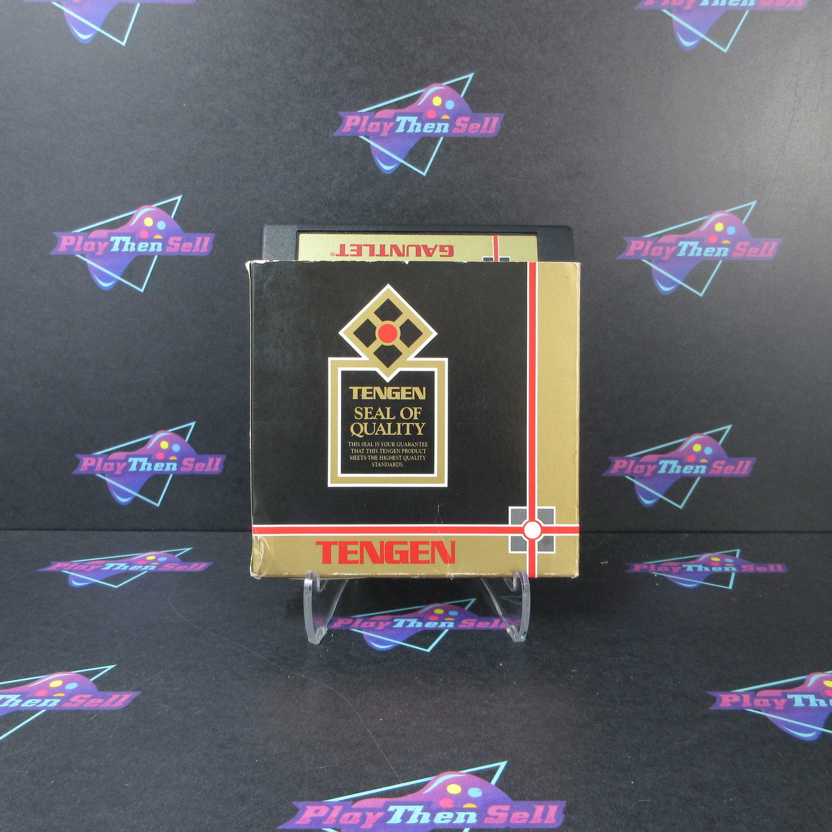 Gauntlet Tengen + Sleeve Nintendo NES Cartridge Only Authentic / Tested - Very Good