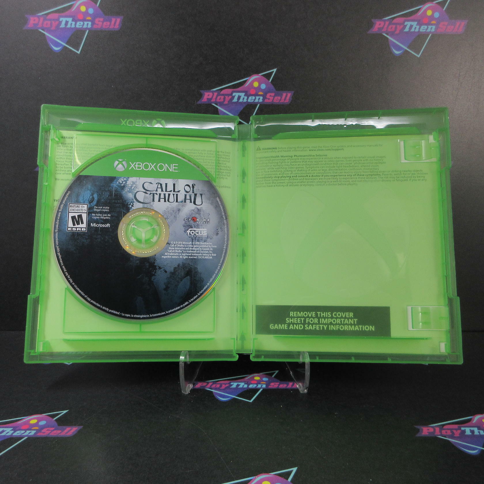 Call of Cthulhu Xbox One AD Complete CIB - Very Good