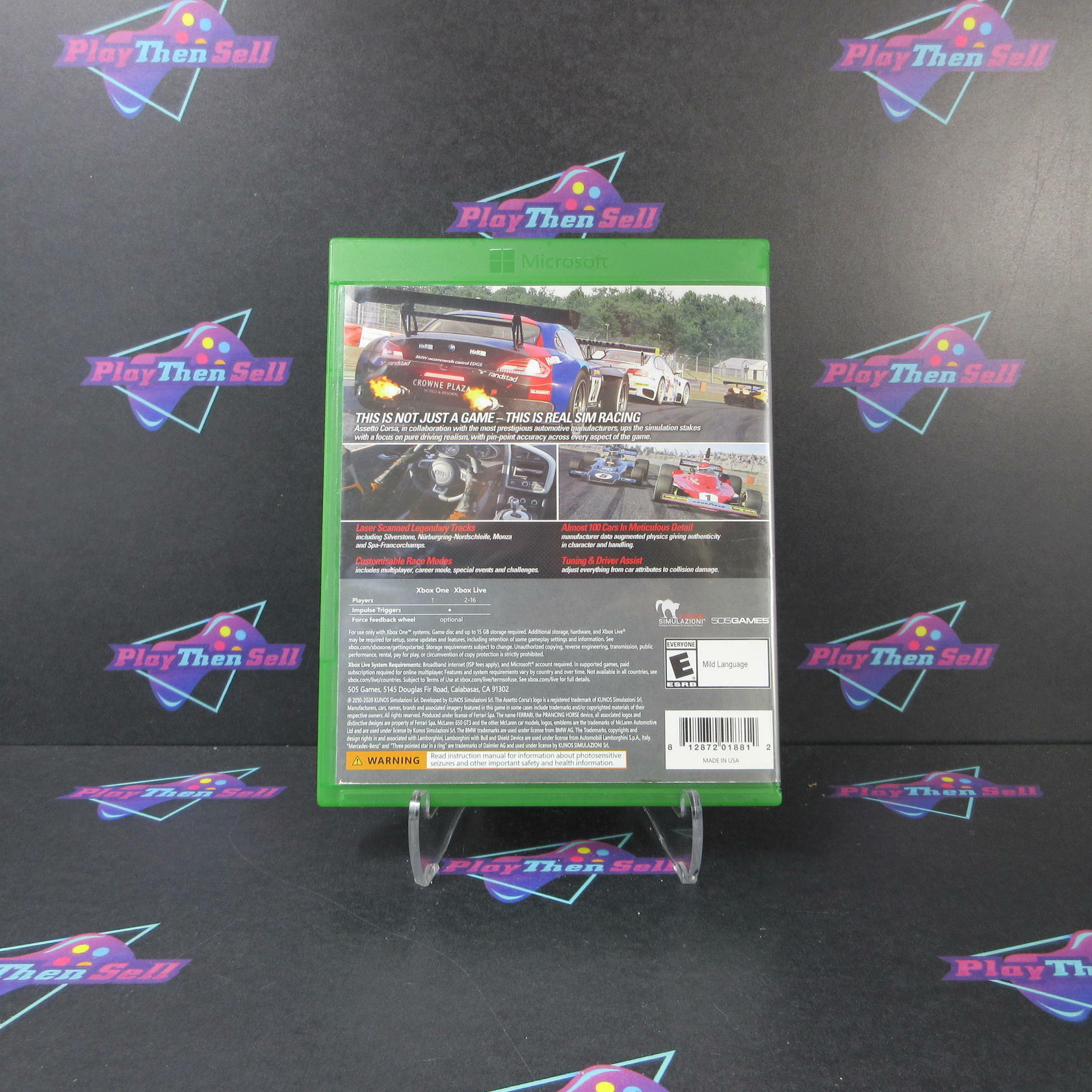 Assetto Corsa Xbox One AD Complete CIB - Very Good