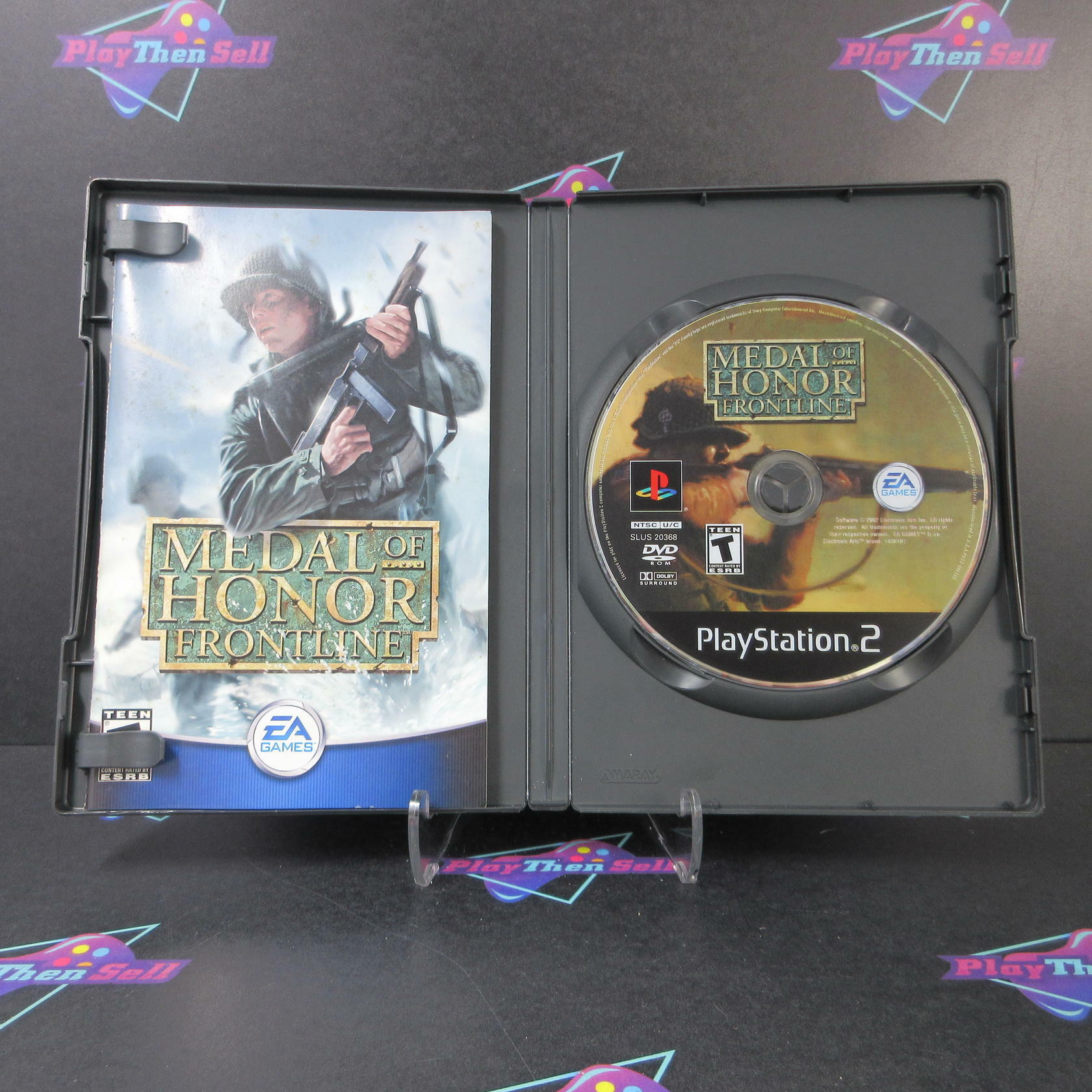 Medal of Honor Frontline PS2 PlayStation 2 MD Complete - Very Good