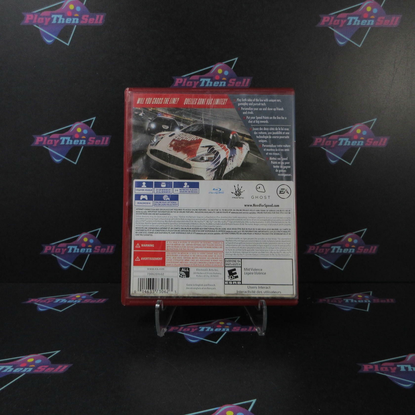 Need For Speed Rivals PH PS4 PlayStation 4 AD Complete CIB - Very Good