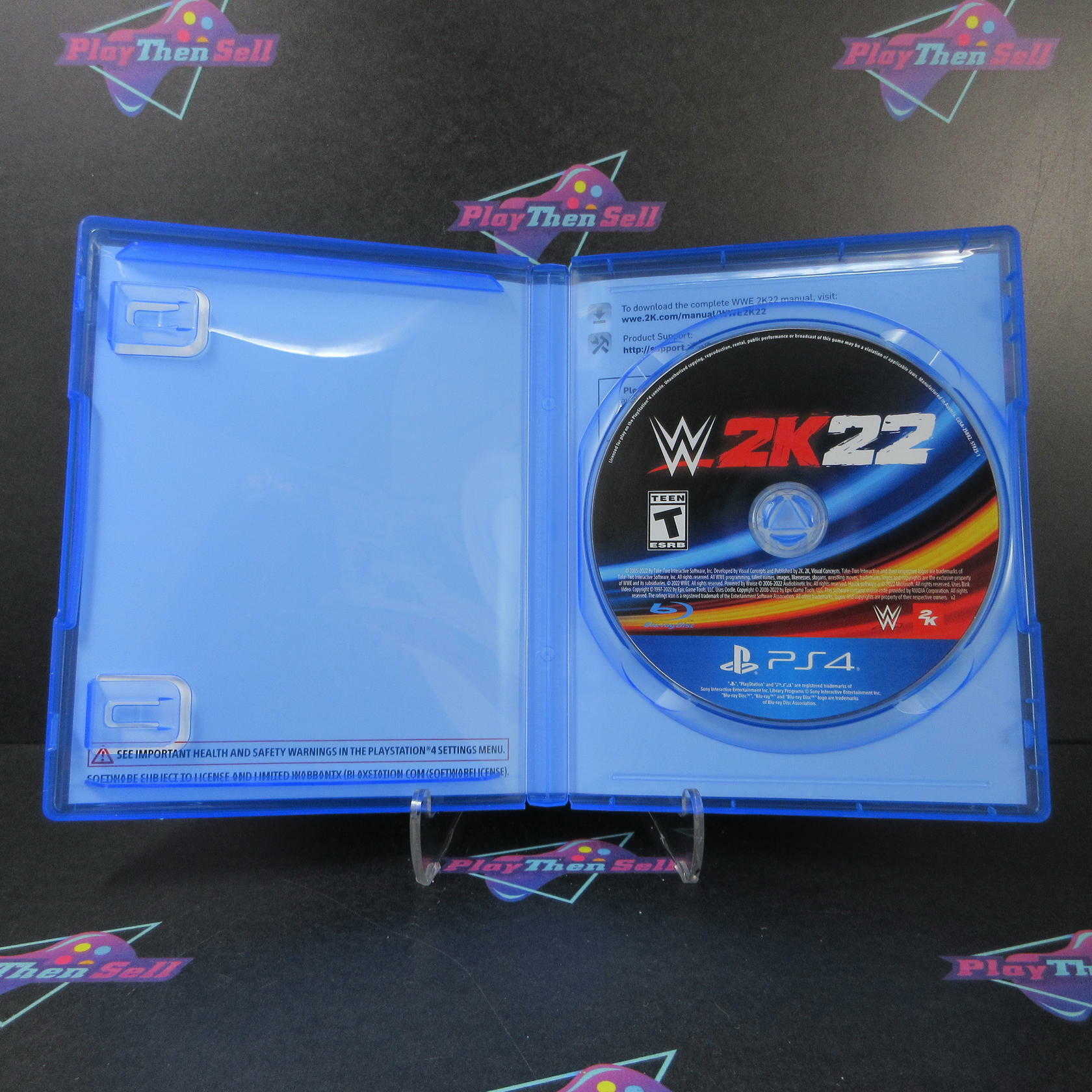 WWE 2K22 PS4 PlayStation 4 AD - Very Good