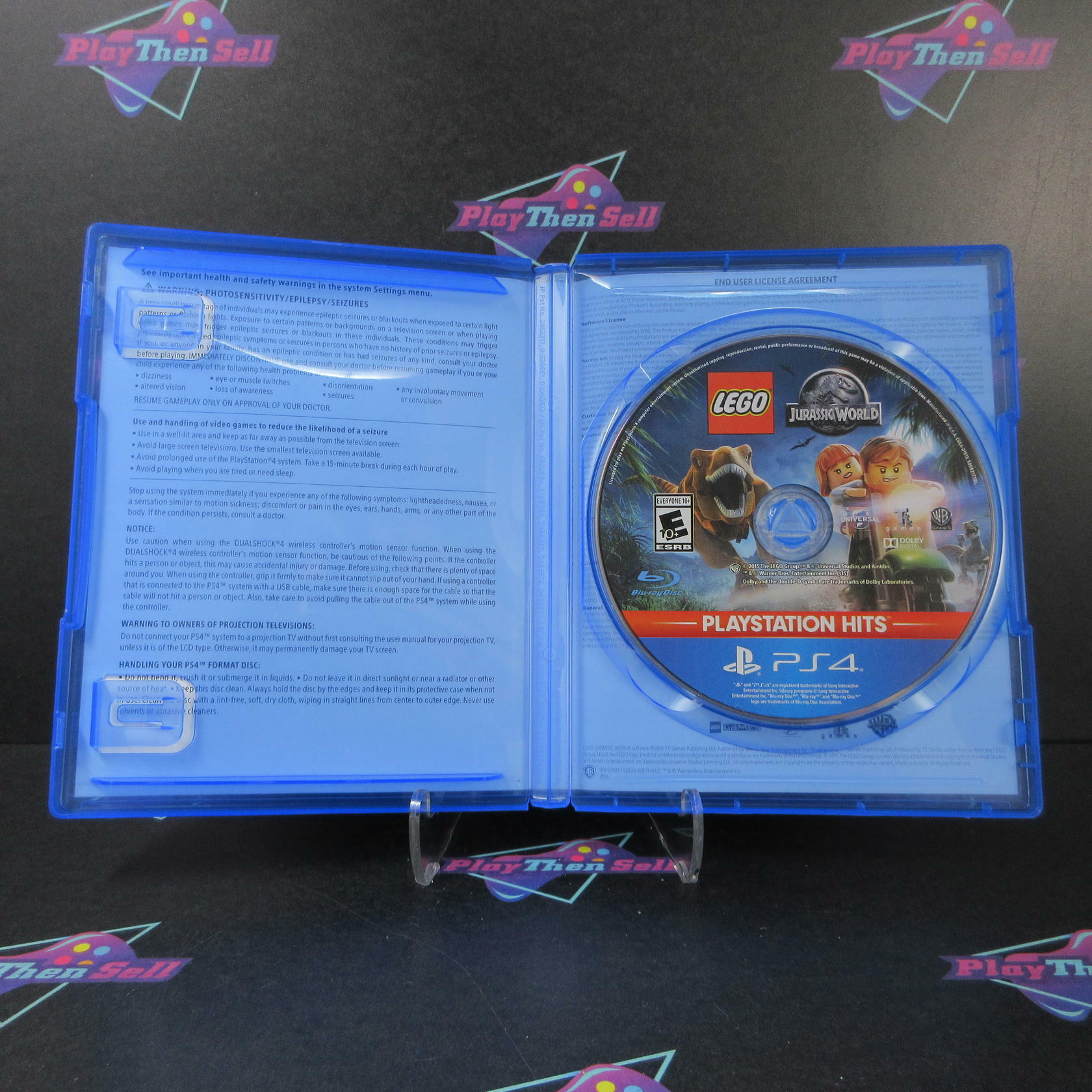 LEGO Jurassic World PH PS4 PlayStation 4 AD Complete CIB - Very Good