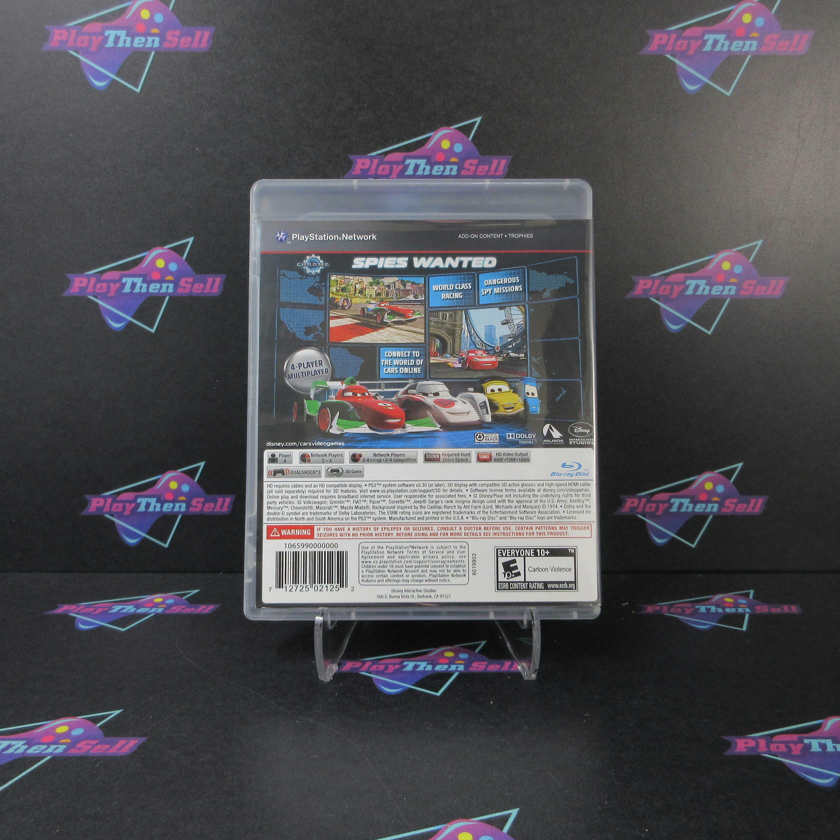 Cars 2 PS3 PlayStation 3 MD Complete CIB - Very Good