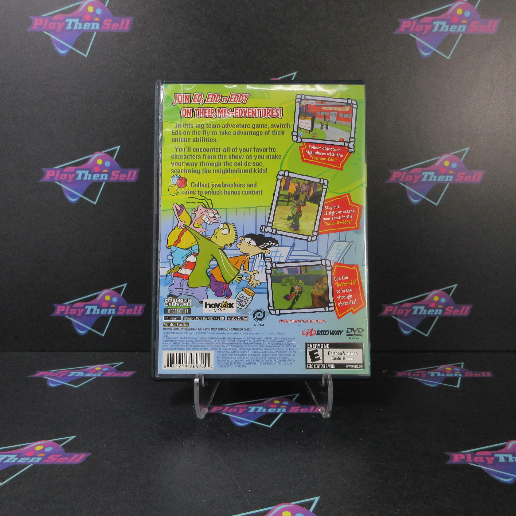 Ed, Edd n Eddy The Mis-Edventures PS2 PlayStation 2 + Reg Complete - Very Good