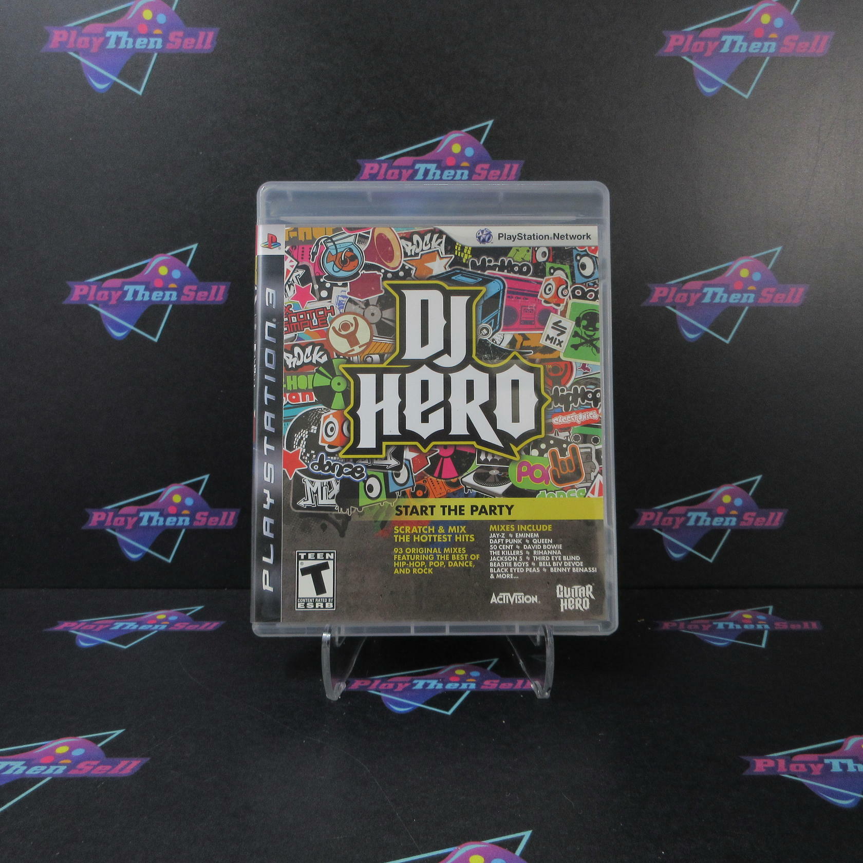 DJ Hero PS3 PlayStation 3 MD Complete CIB - Very Good