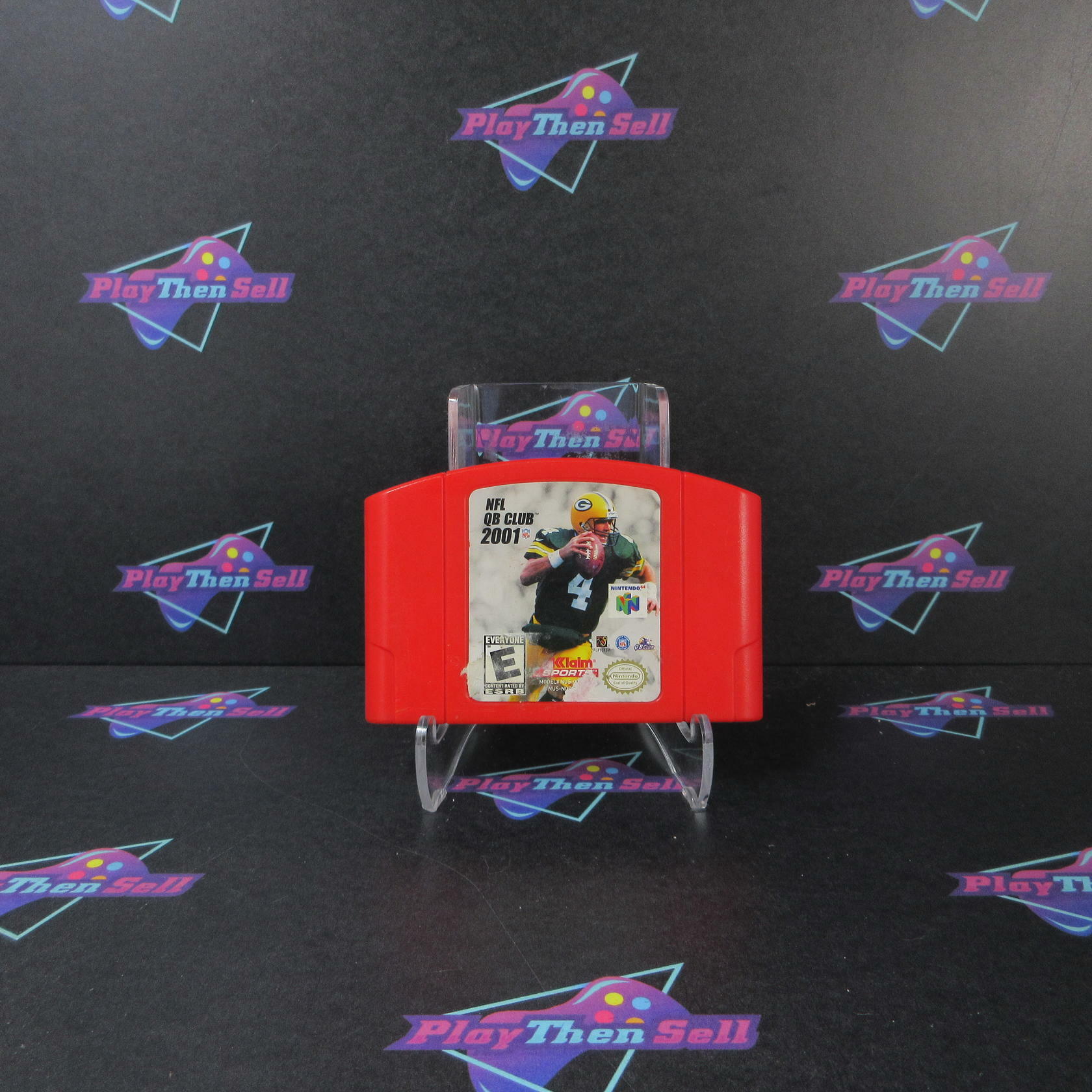 NFL QB Club 2001 Nintendo 64 N64 Cartridge Only AD Authentic / Tested - Very Good