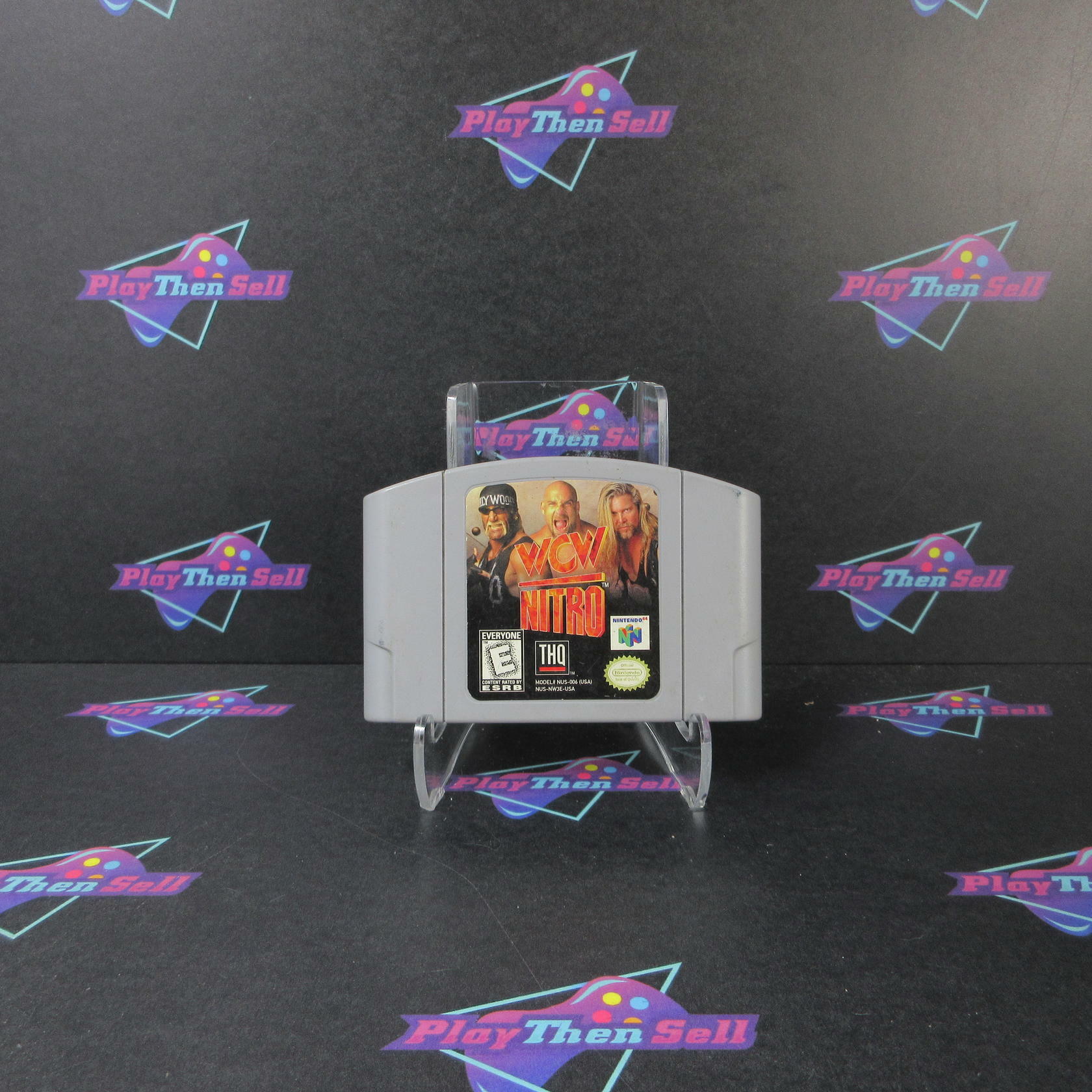 WCW Nitro Nintendo 64 N64 Cartridge Only AD Authentic / Tested - Very Good