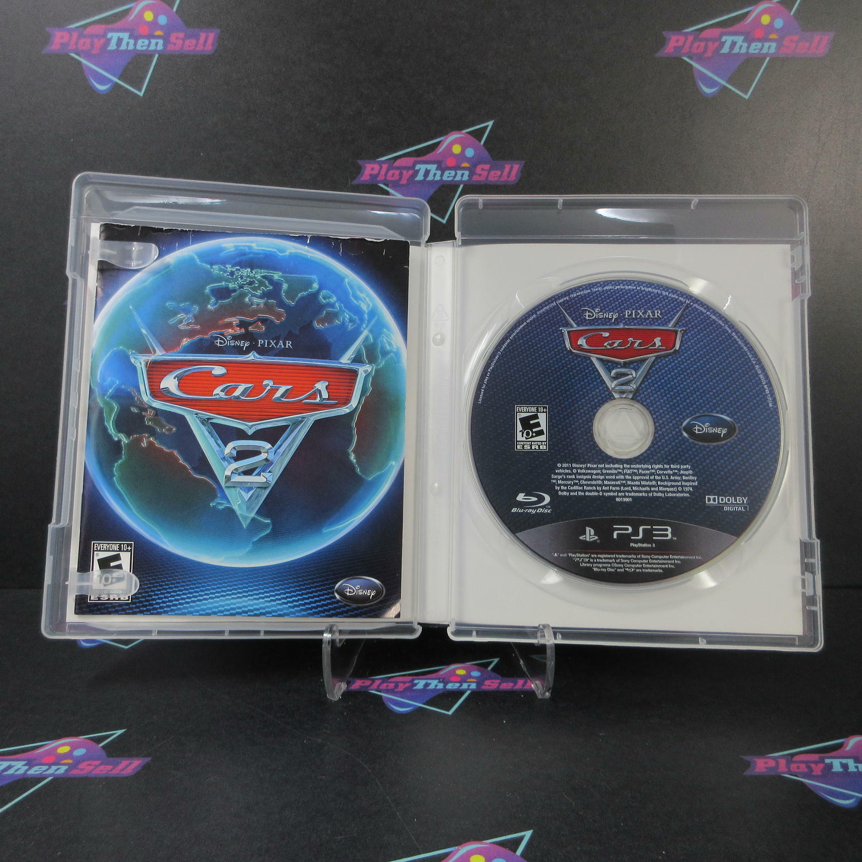 Cars 2 PS3 PlayStation 3 MD Complete CIB - Very Good