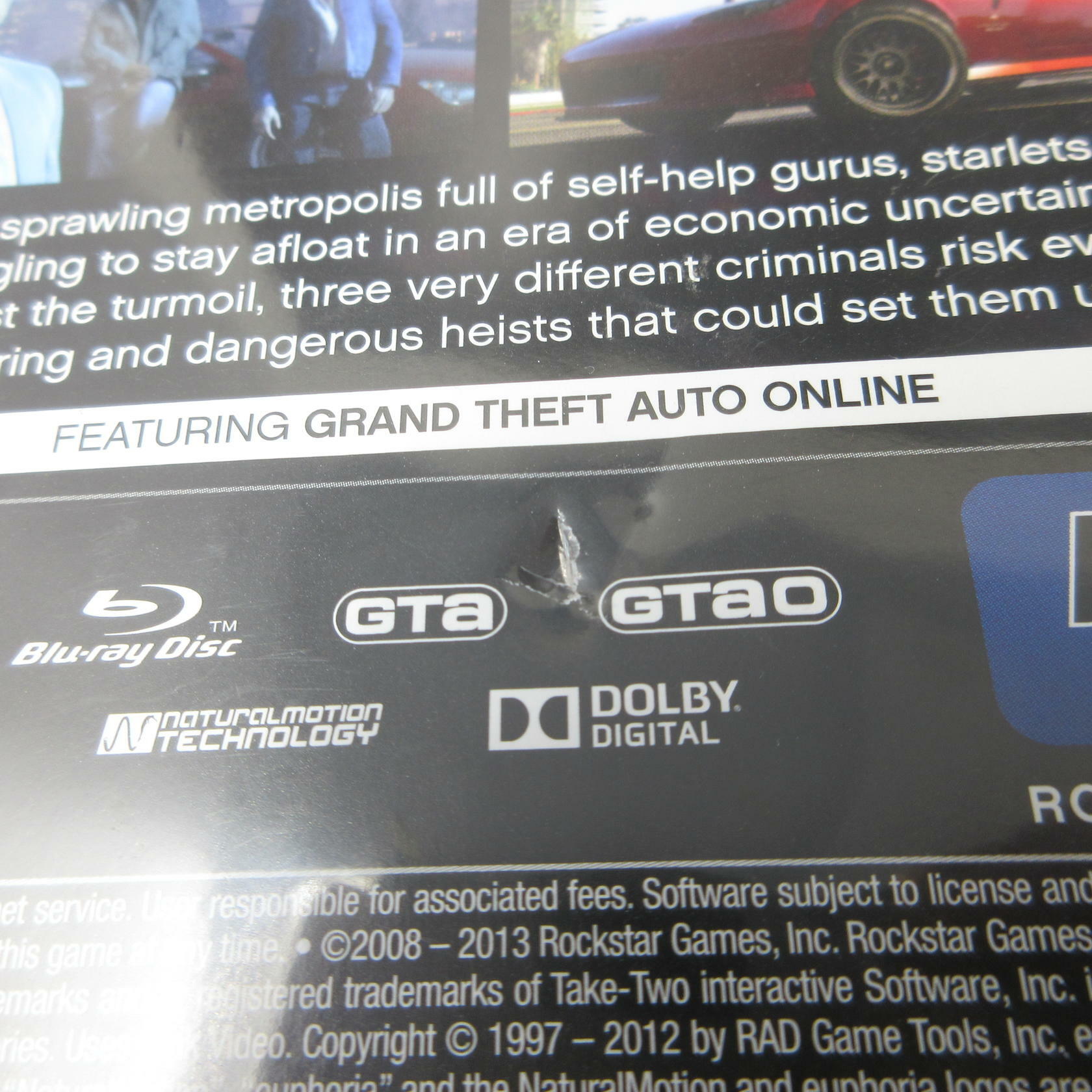 Grand Theft Auto V Greatest Hits PS3 PlayStation 3 AD Complete - Very Good