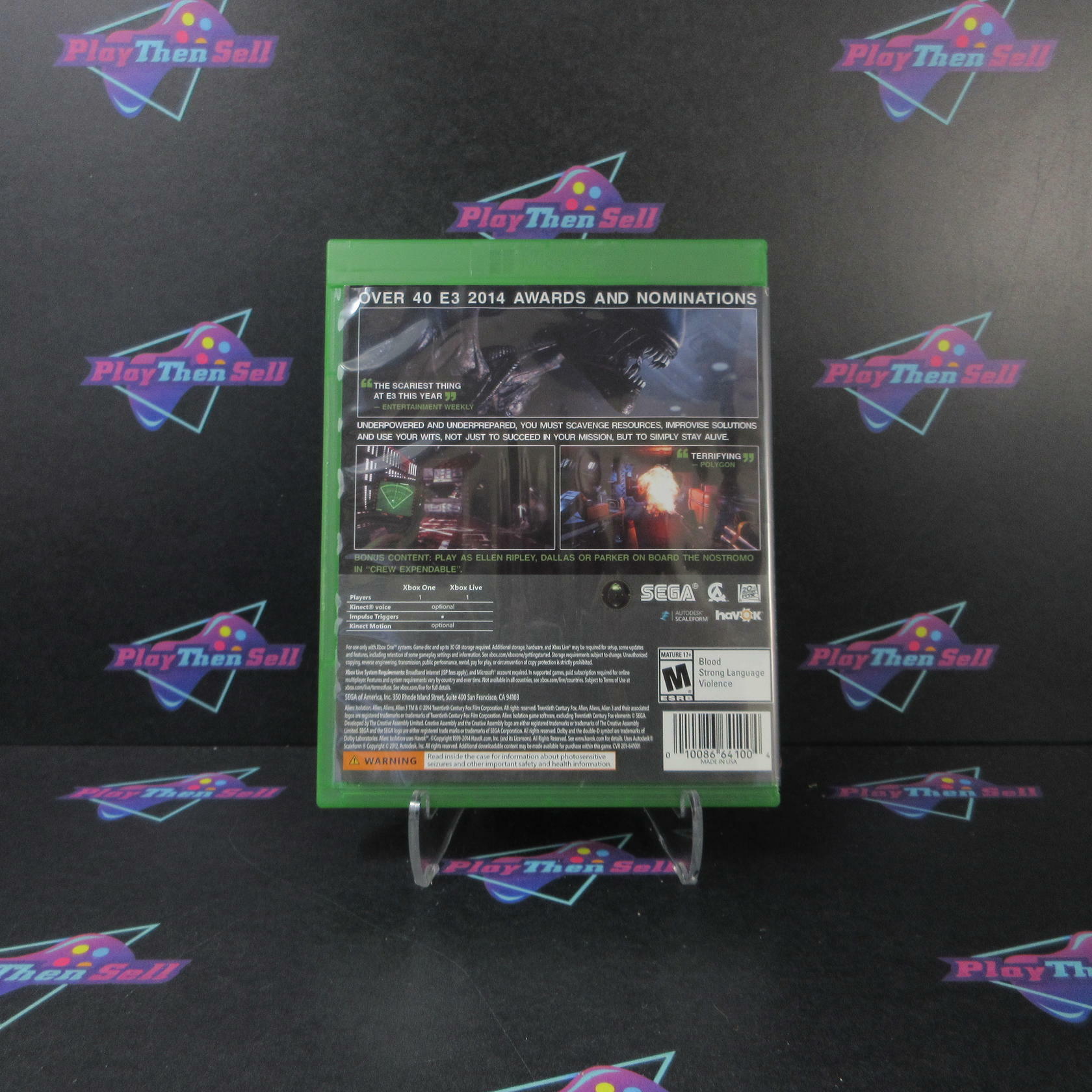 Alien Isolation Nostromo Edition Xbox One AD Complete CIB - Very Good