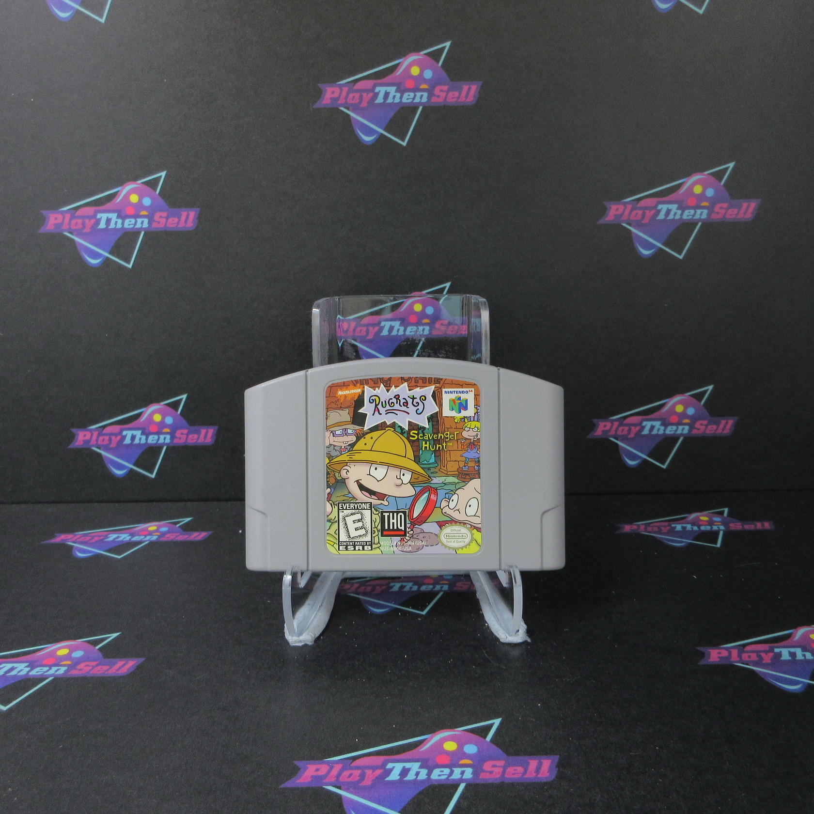 Rugrats Scavenger Hunt N64 Nintendo 64 Cartridge Only Authentic / Tested - Very Good