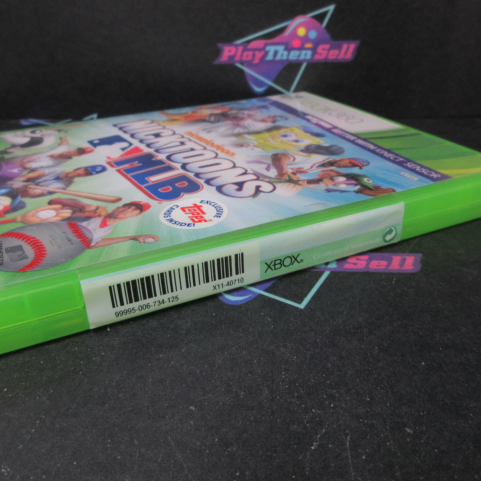 Nicktoons MLB Xbox 360 - Side Seal - Like New